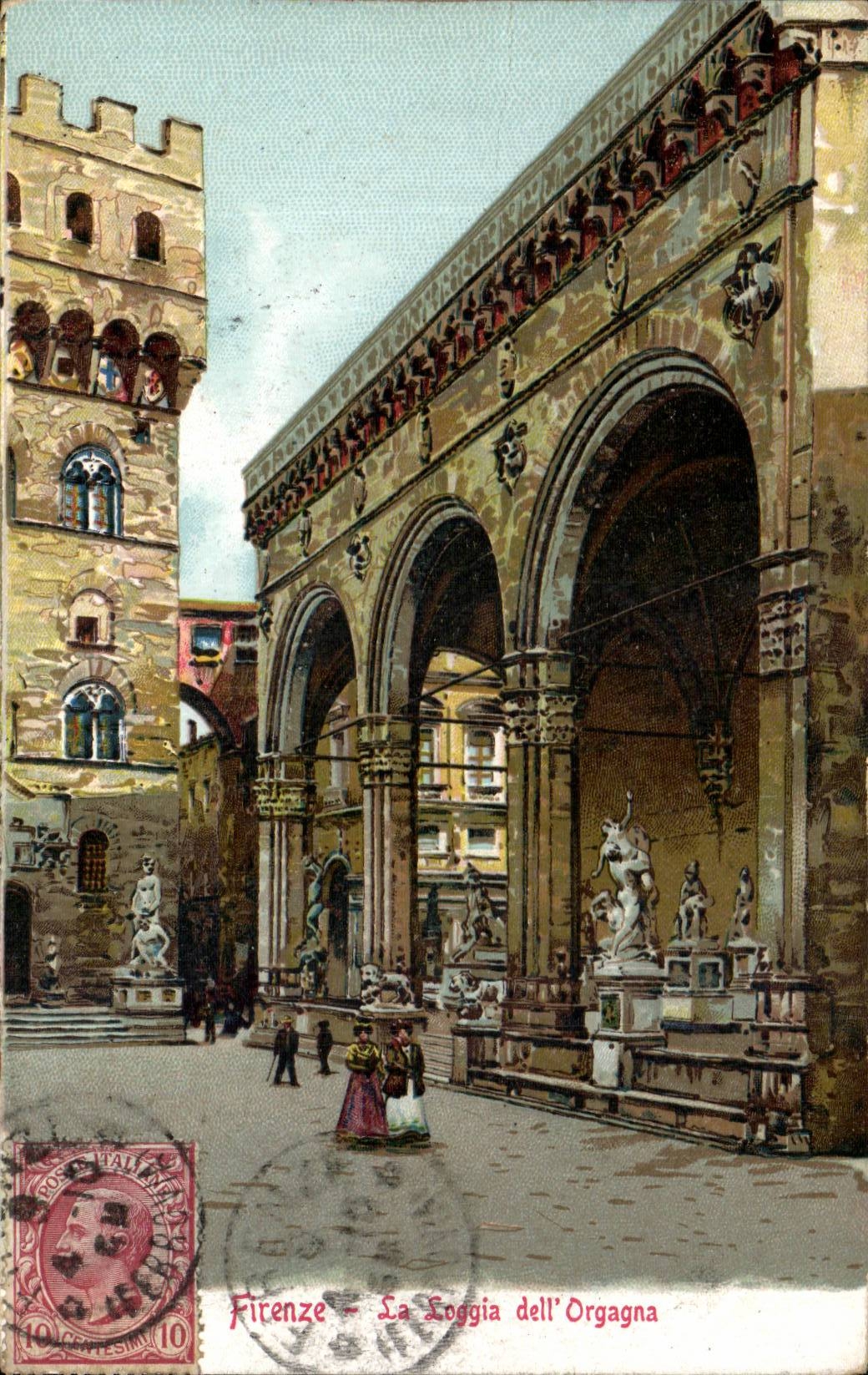 CPA Italien Italien Firenze Loggia LED orgagna