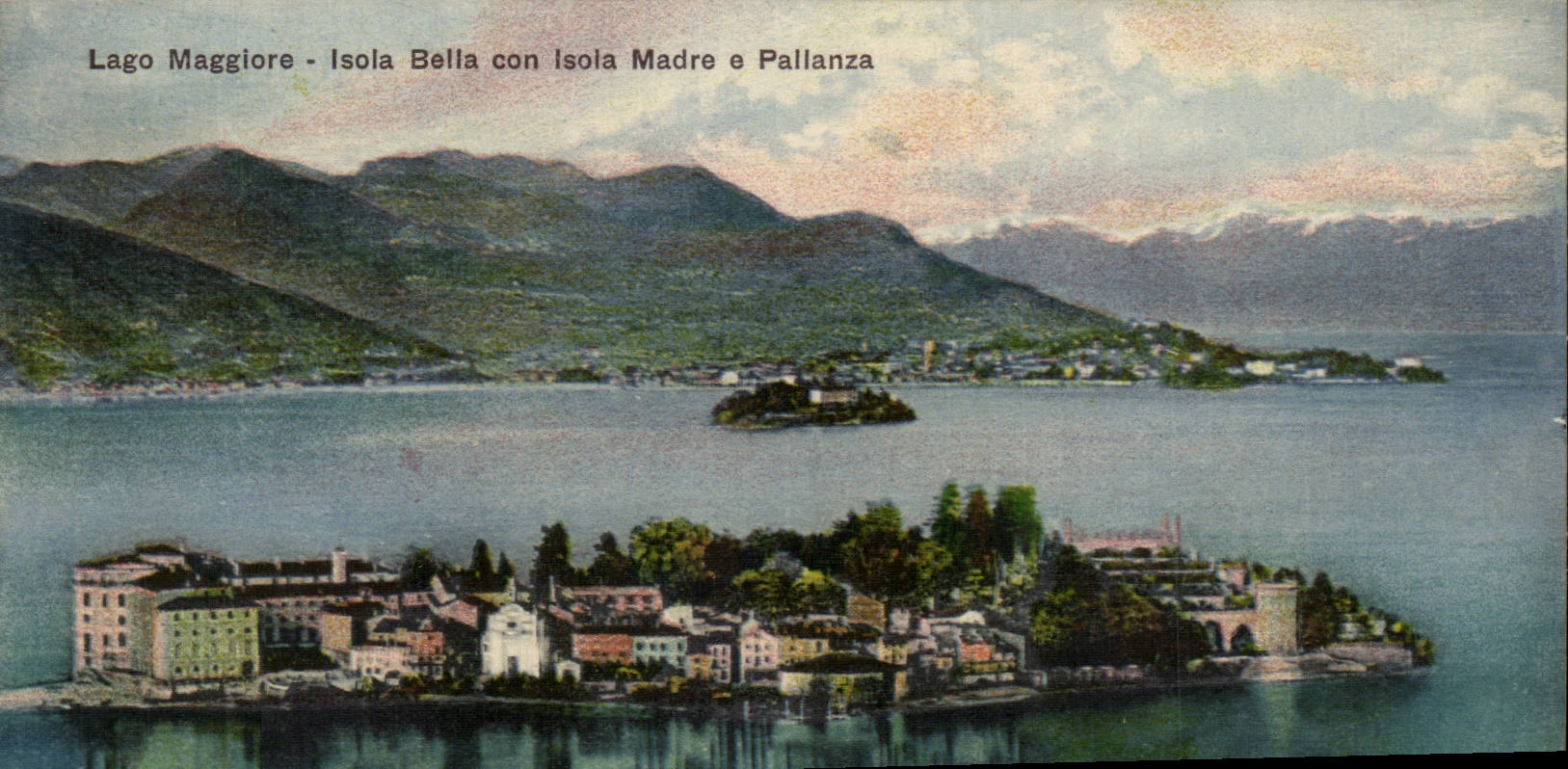 CPA Italien Italien Laggo Maggiore I! sola Bella Idiot IsolierMadre E Pallanza