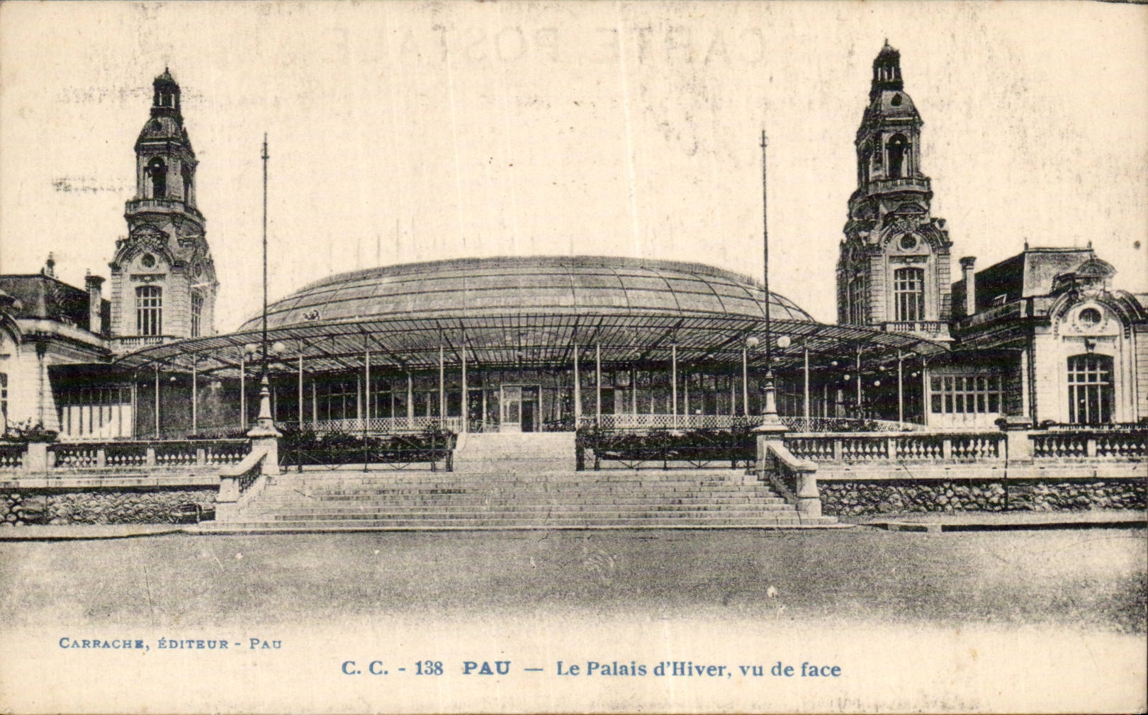 CPA Pau der Gaumen des Winters gesehen vom Gesicht