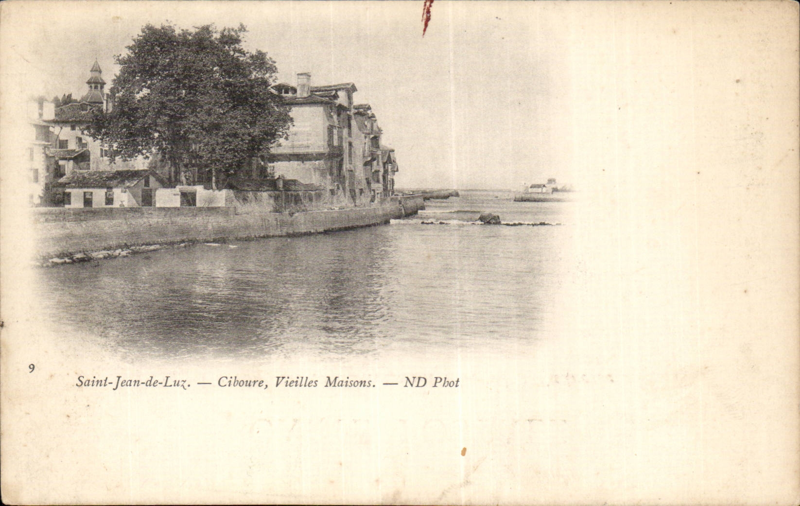 CPA Saint Jean de Luz Cibourre Vieilles maisons