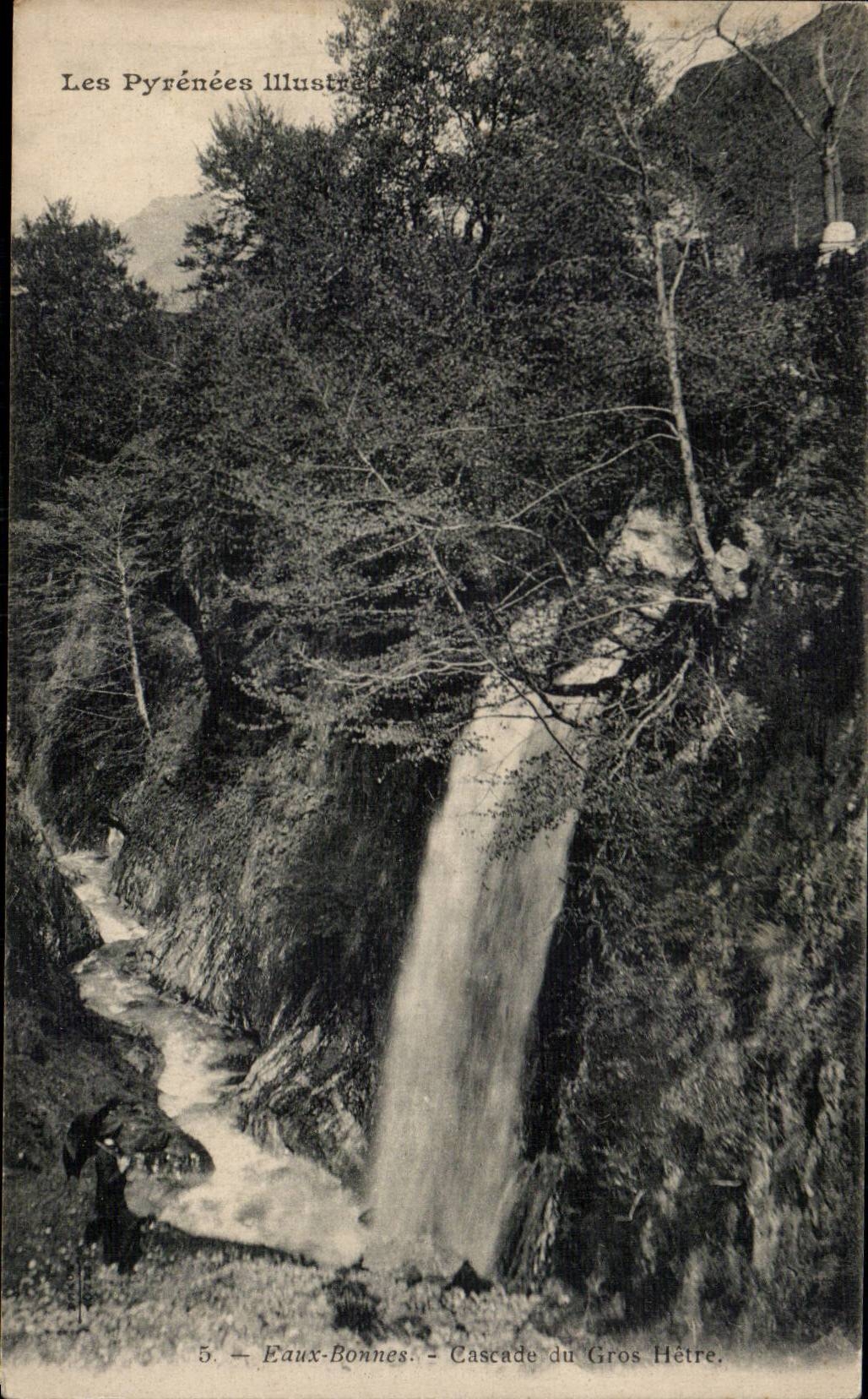 CPA Good EAux Cascades of the large beech