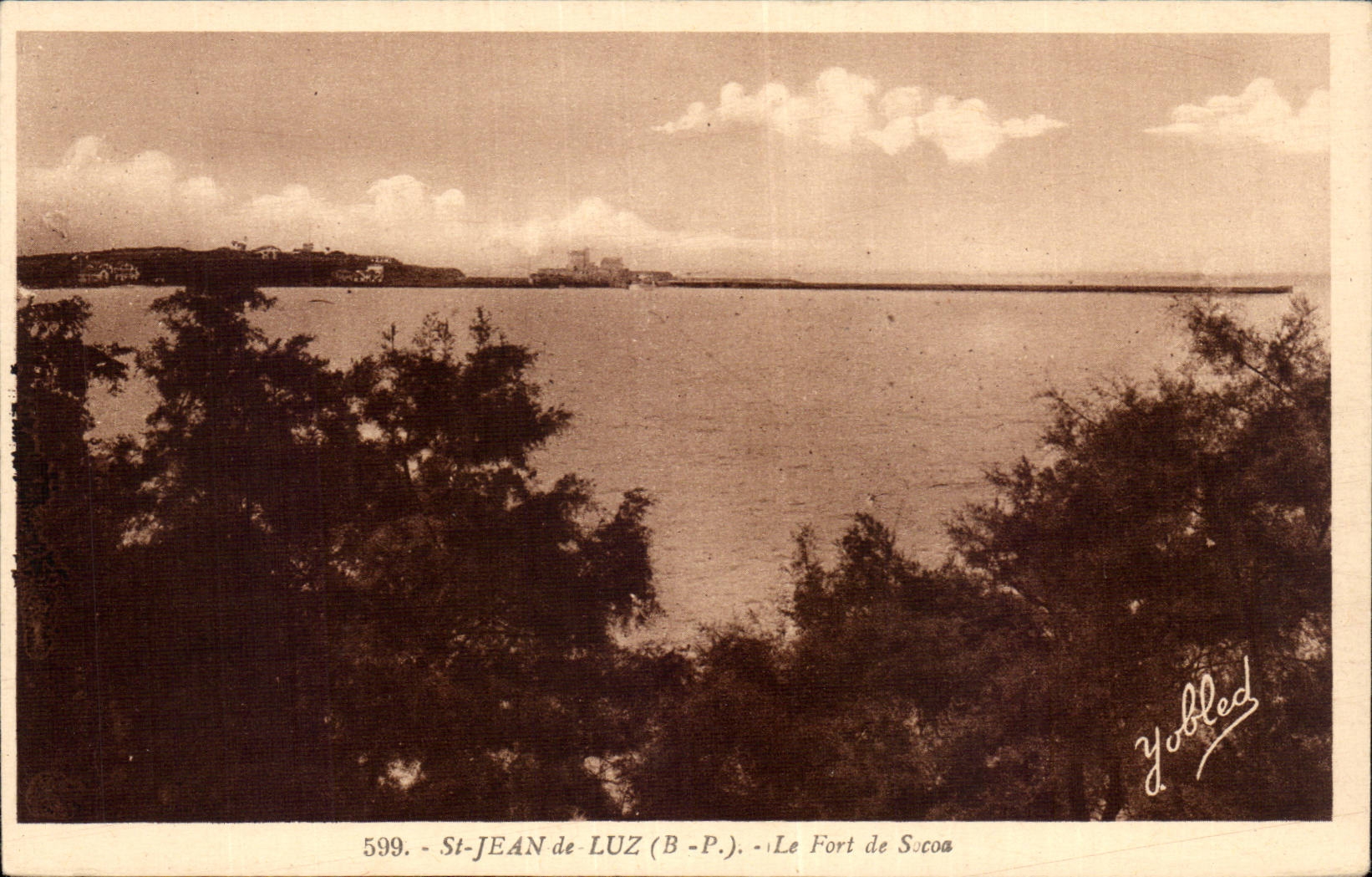CPA St Jean de Luz Le fort de Socoa