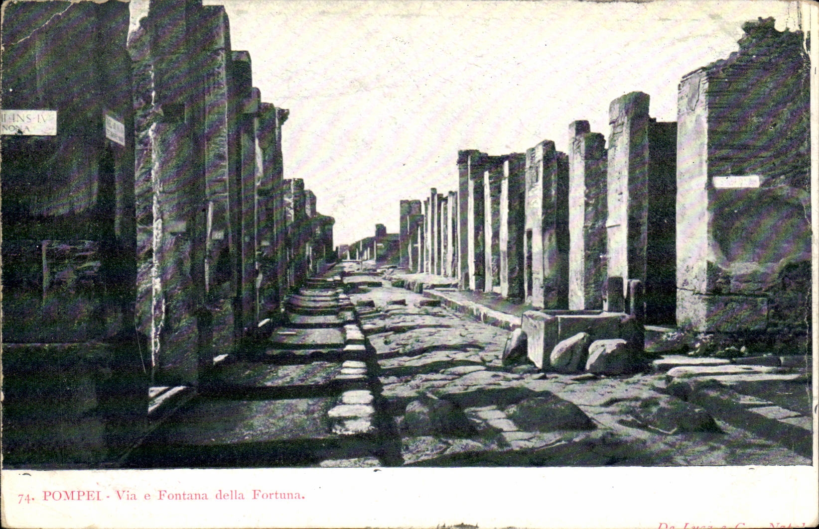 CPA Italien Italien Pompeji uber E fontana della Fortuna