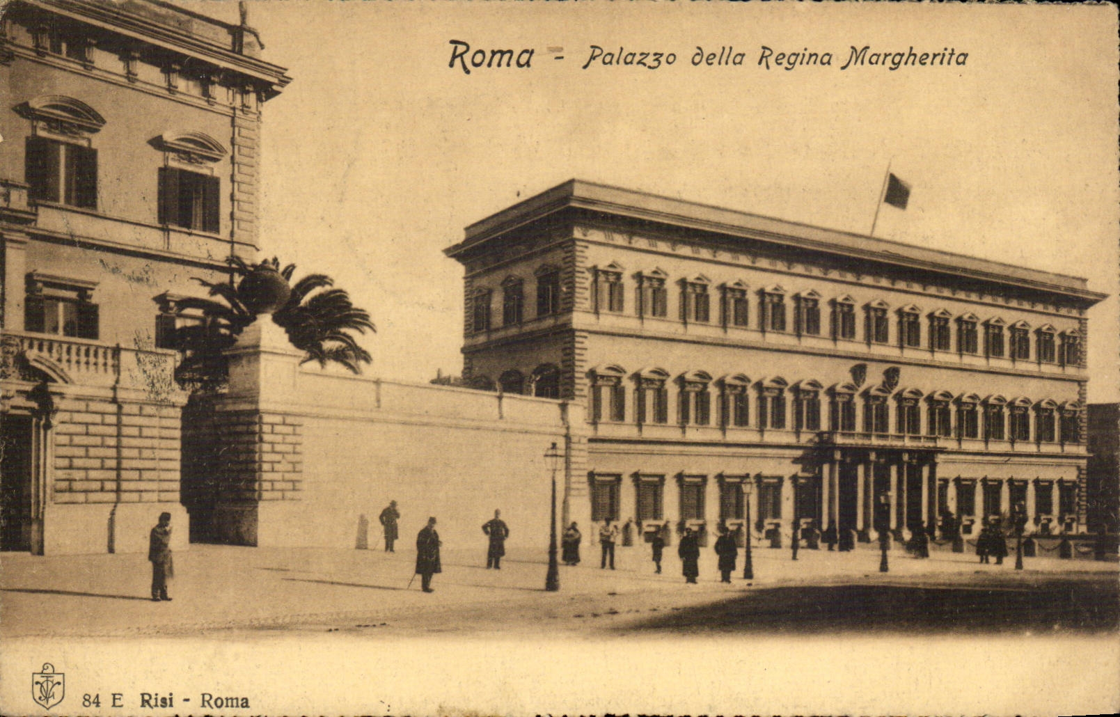 CPA Italy Italia Roma Palazzo beyond Regina Margherita