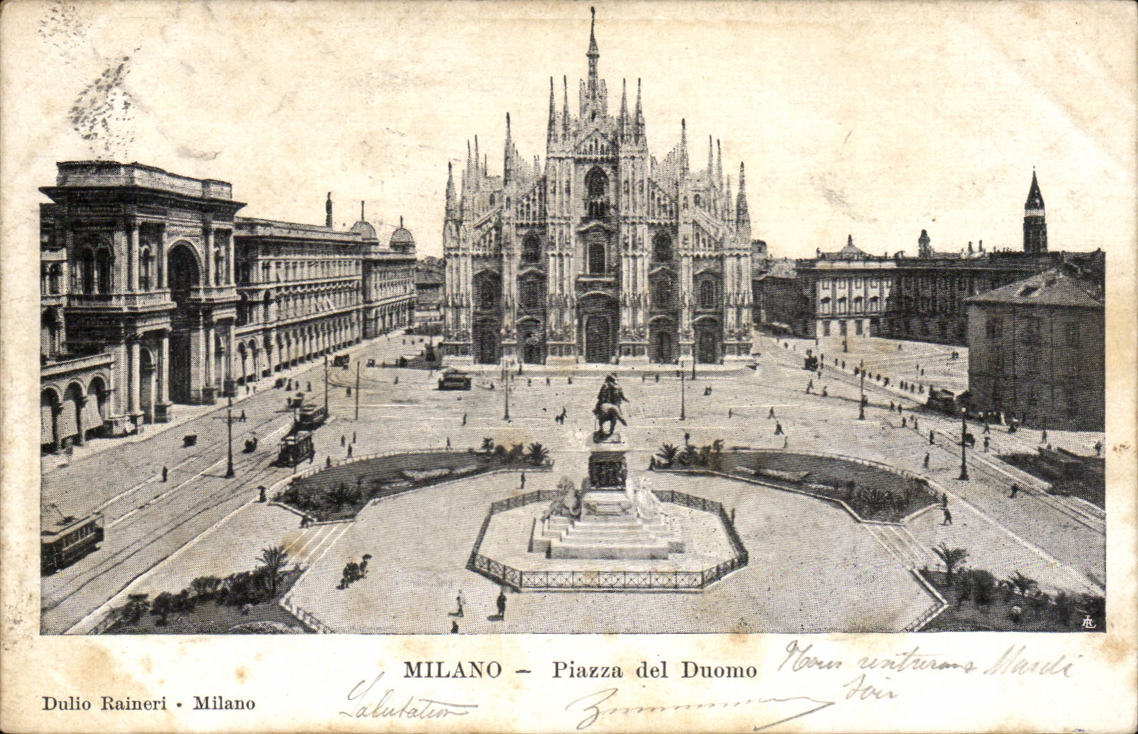 CPA Italy Italia Milano Piazza del Duomo