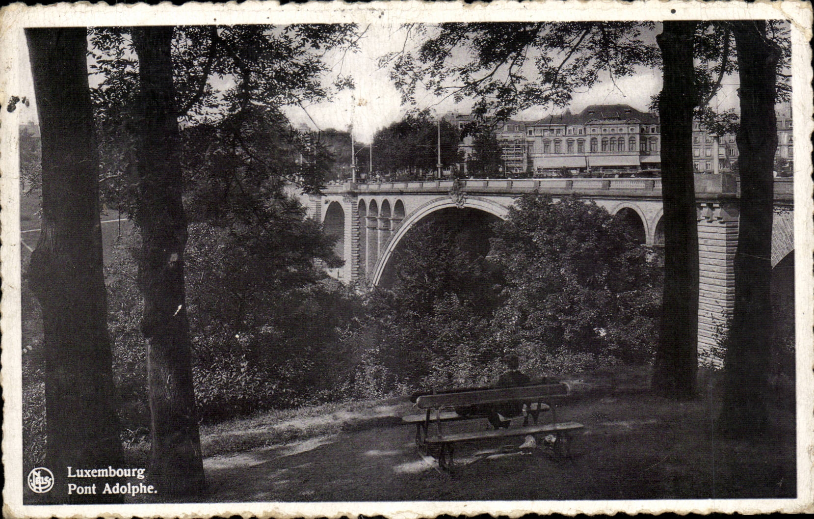 CPA Luxembourg Bridge Adolphe