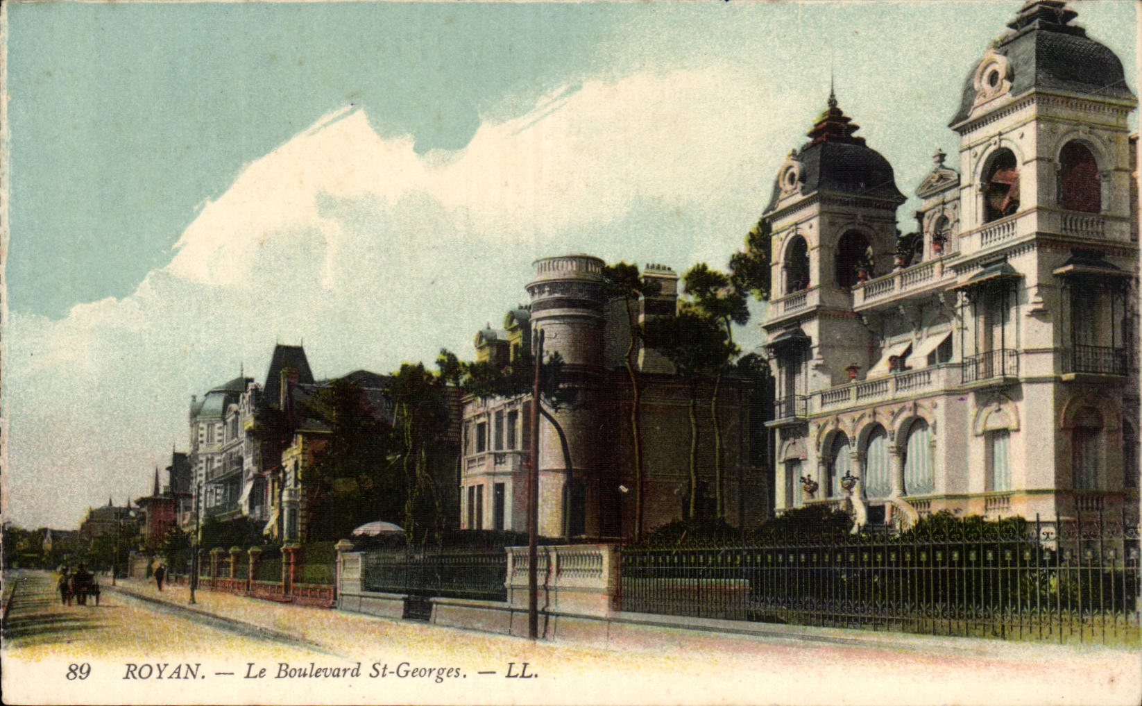 CPA Royan die Prachtstrasse Str Georges