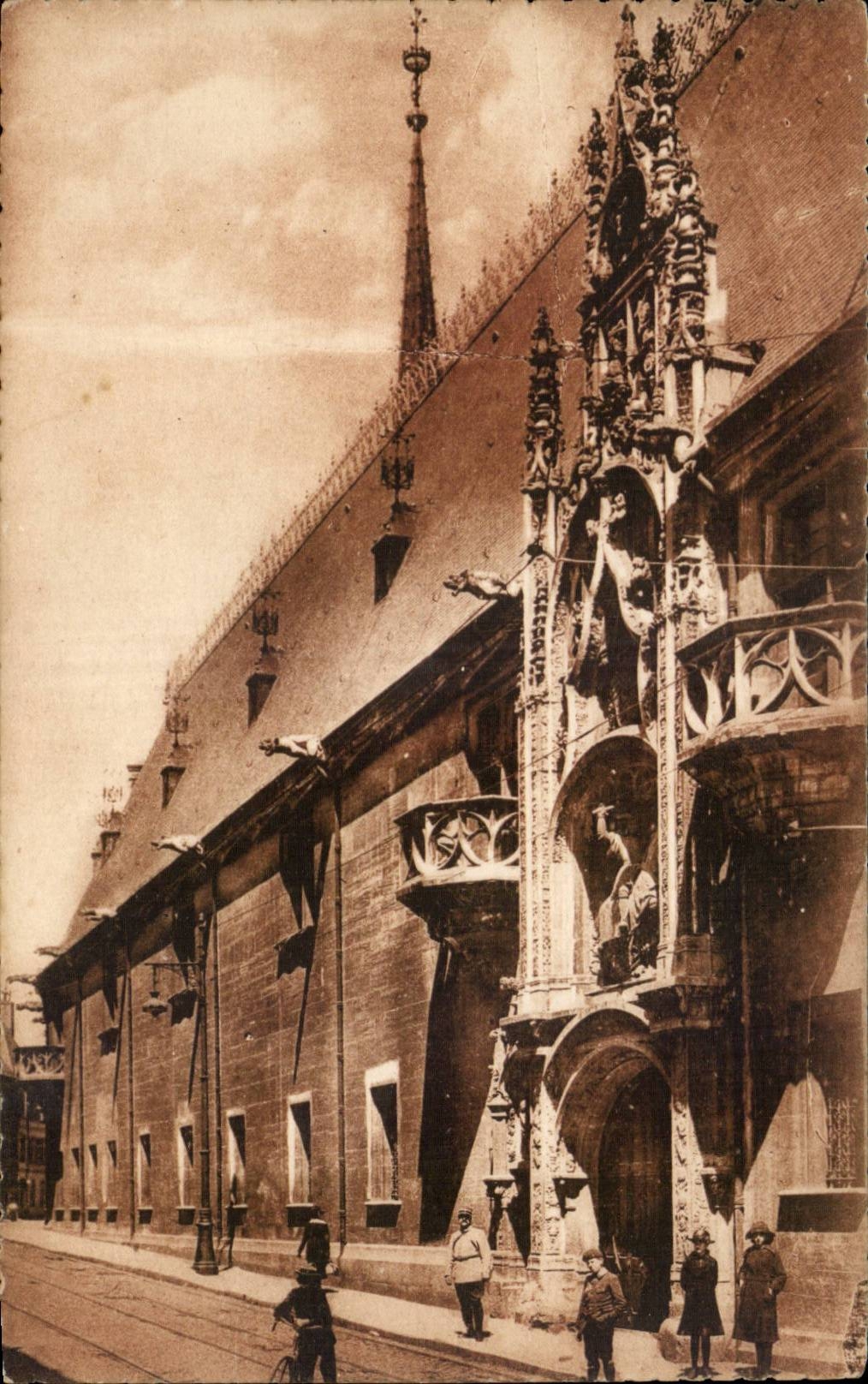 CPA Nancy Palais ducal Grand rue