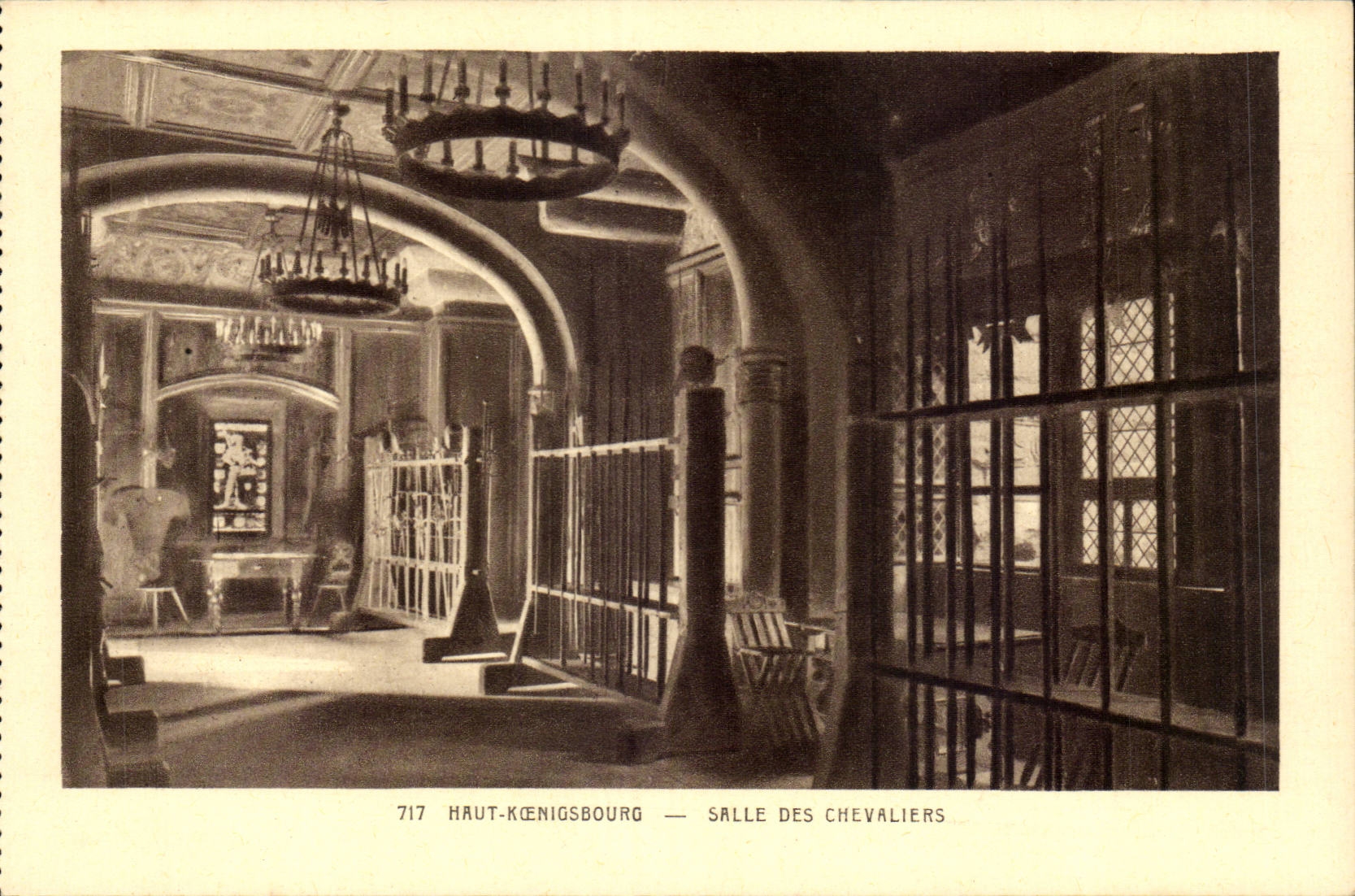 CPA High Koenigsbourg Castle Room of the knights