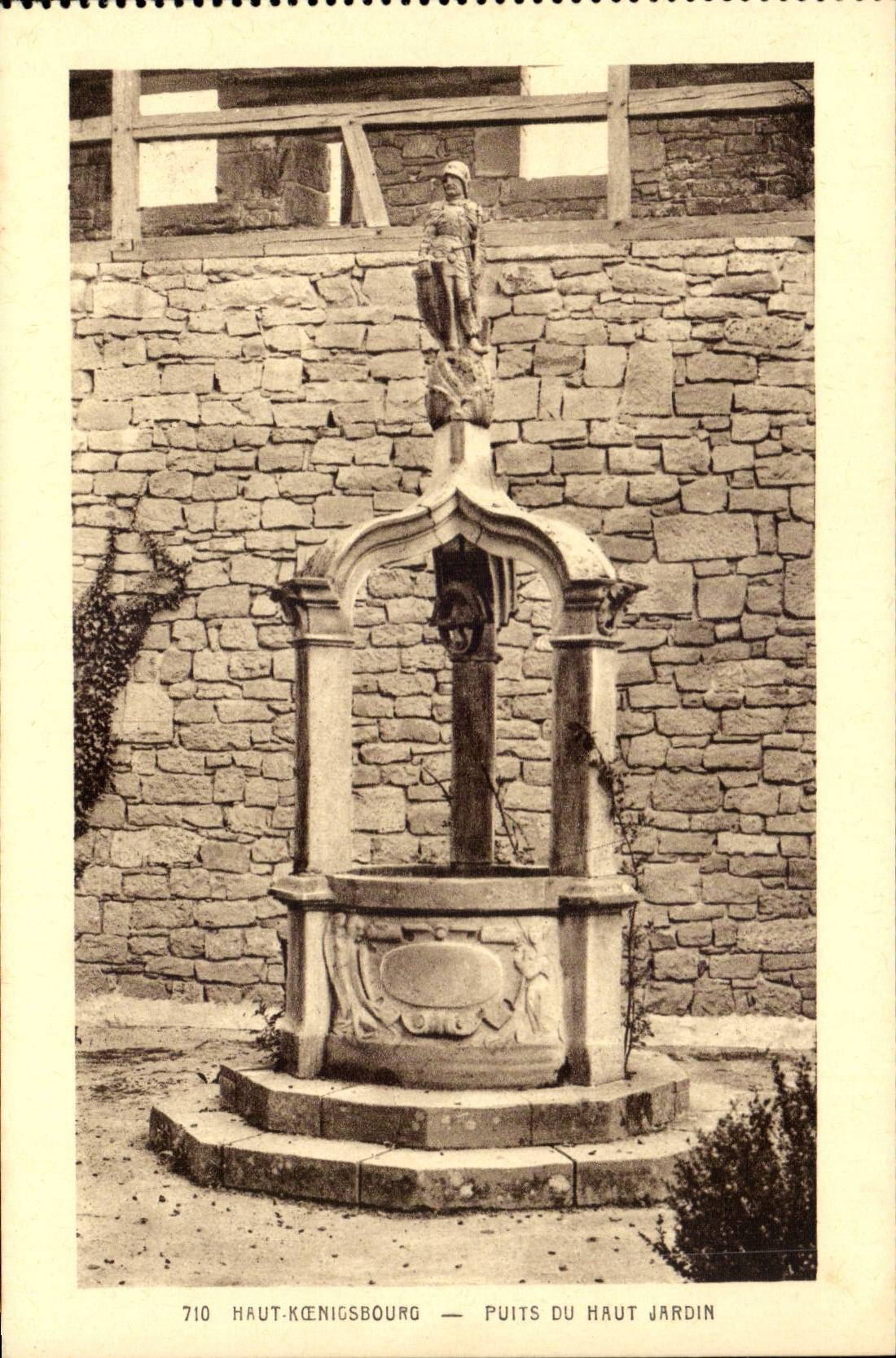 CPA High Koenigsbourg Castle Well of the high garden