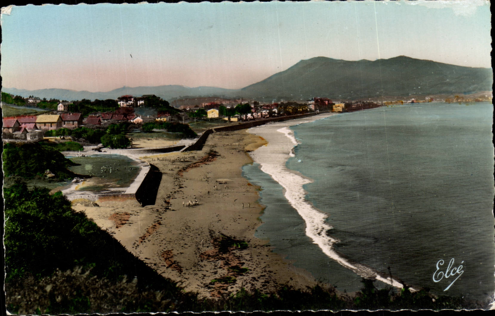 CPSM Hendaye View At the bottom Spanish mounts