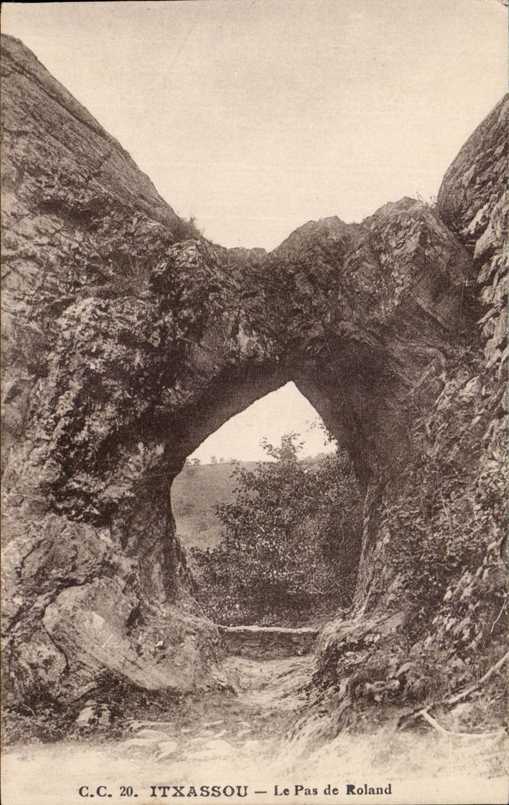 CPA Itxassou the step of Roland