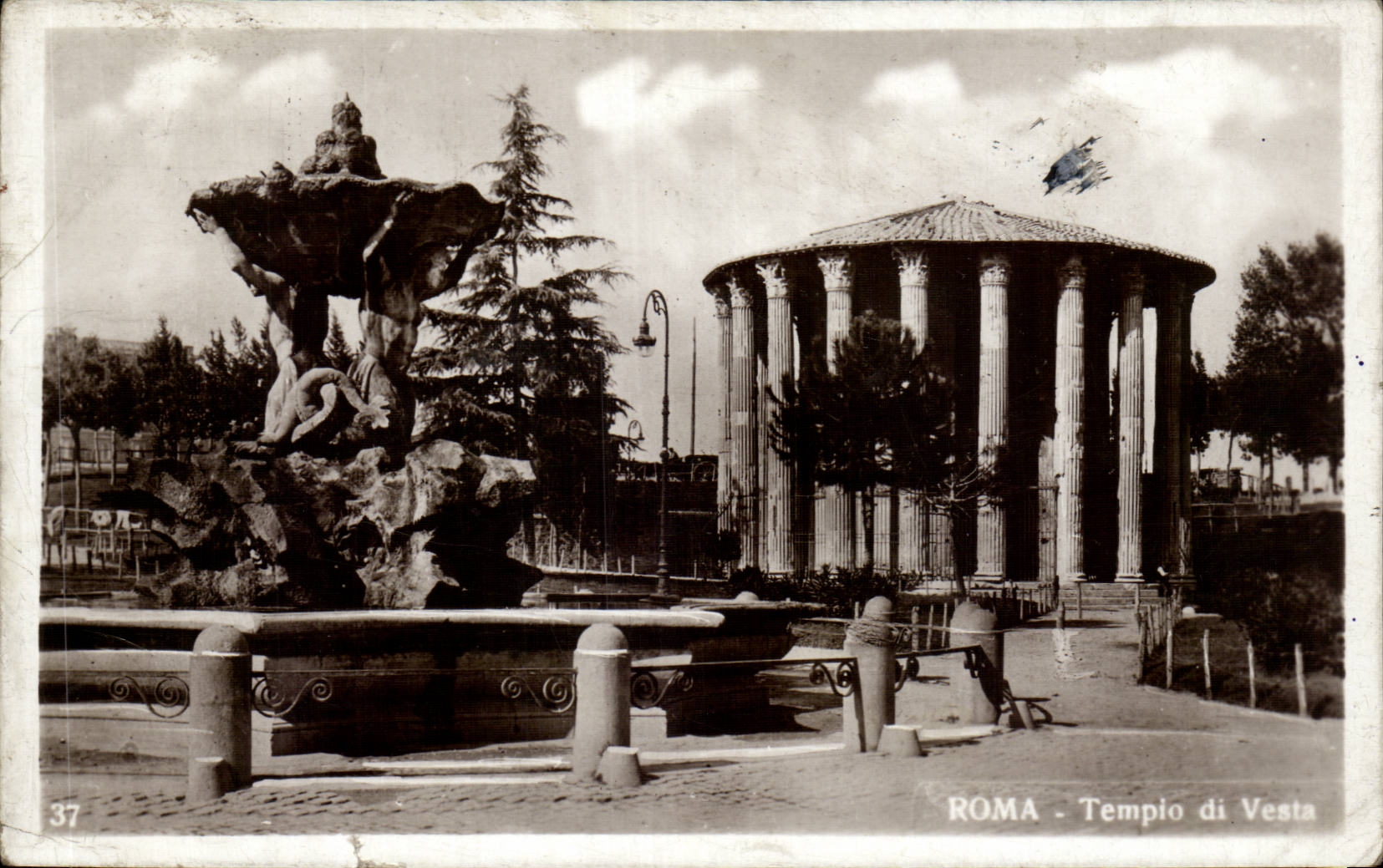 CPA Italien Italien Rom Templo di Vesta