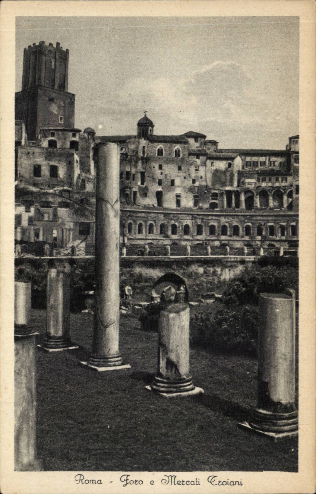 CPA Italien Italien Rom Foro E Mercati Troiani