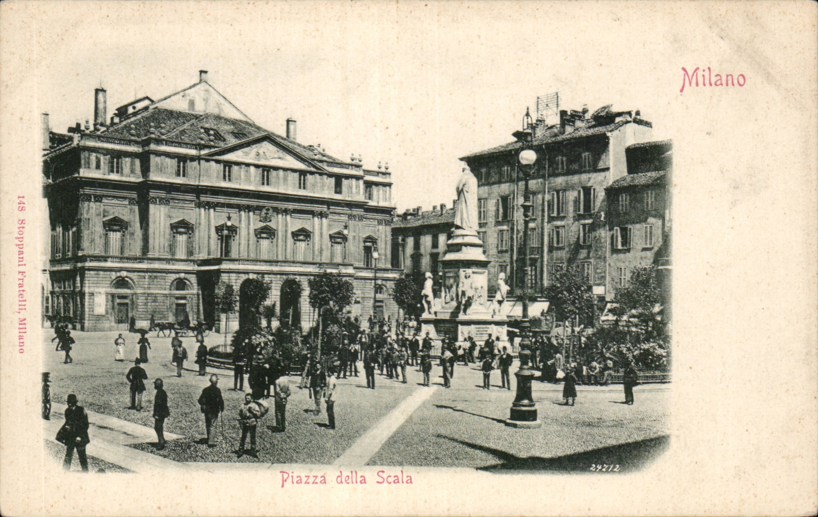 CPA Italy Italia Milano CPA Piazza della Scala