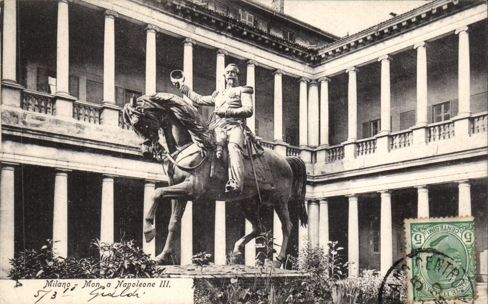 CPA Italy Italia Milano My has Napoleone III