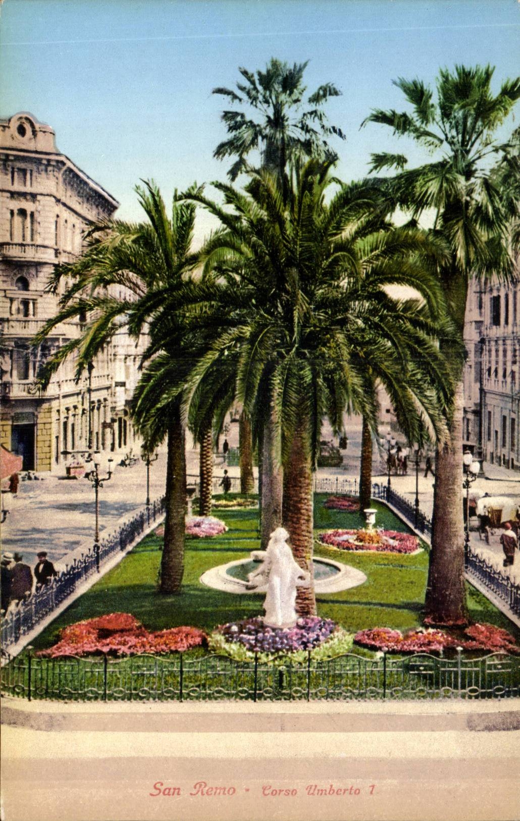 CPA Italien Italien San Remo Corso Umberto