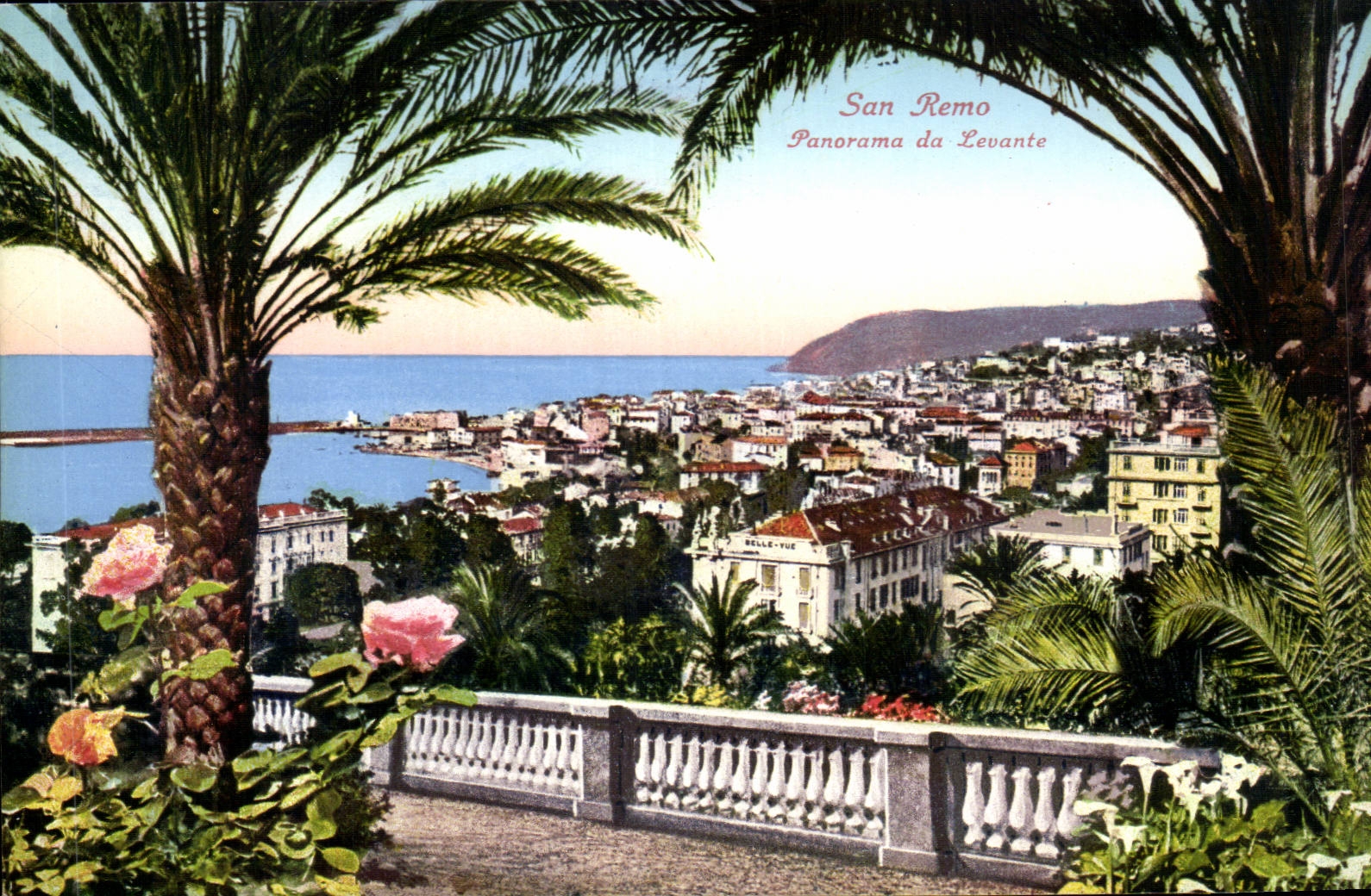 CPA Italien Italien San Remo Panorama DA Levante