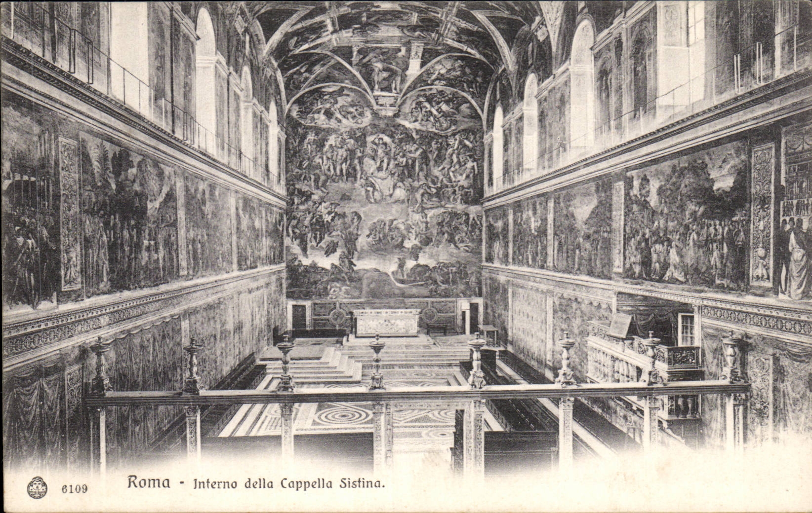 CPA Italien Italien Rom Interno della Cappella Sistina