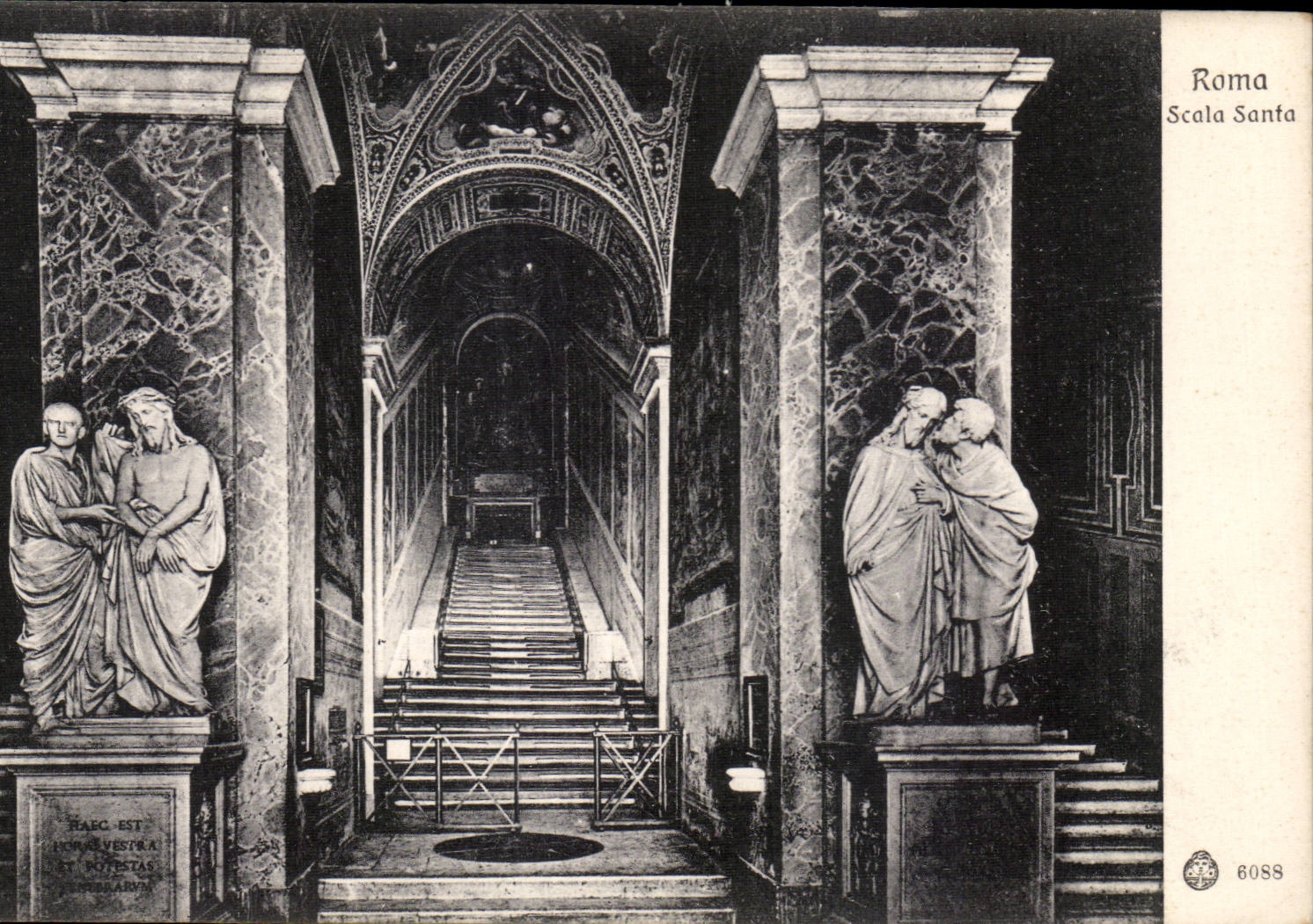 CPA Italien Italien Rom Scala Sankt