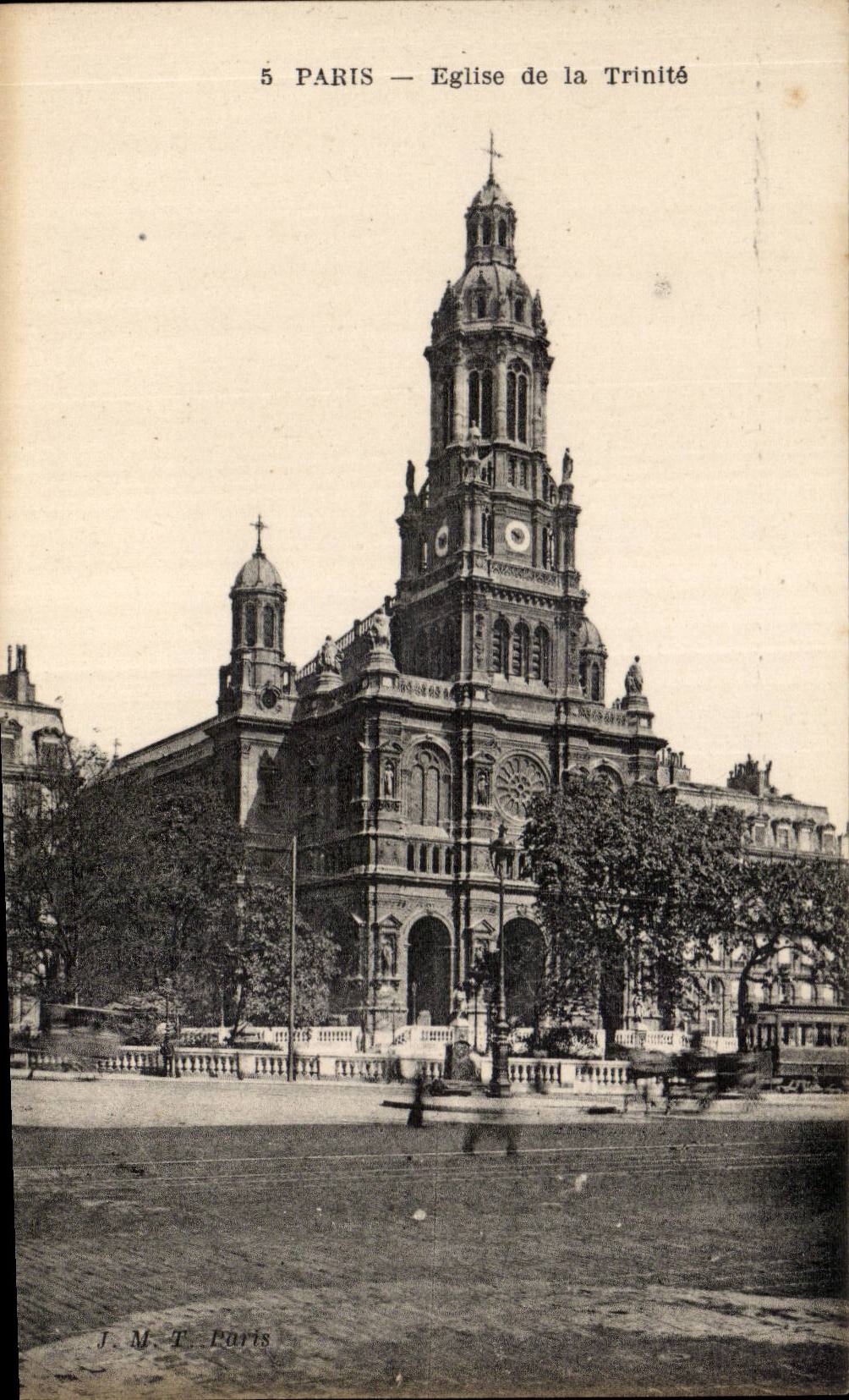 CPA Paris Church of the Trinity