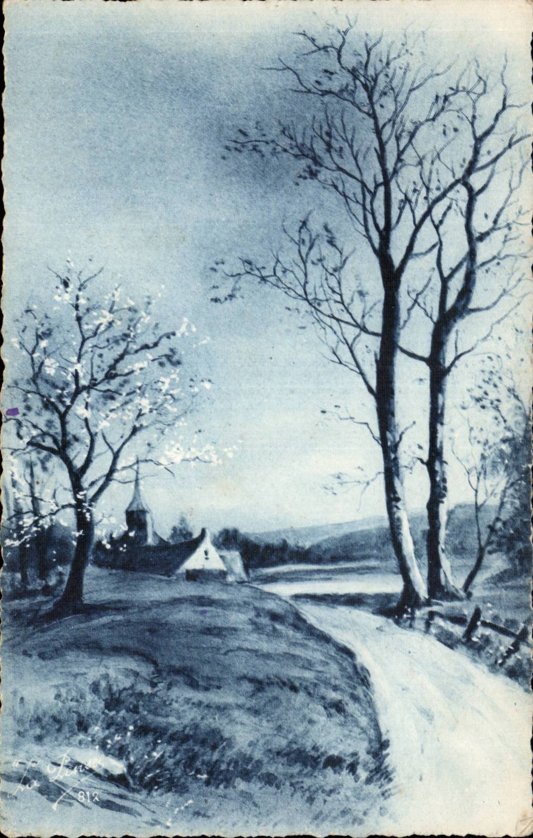 CPA Fantasy landscape under snow