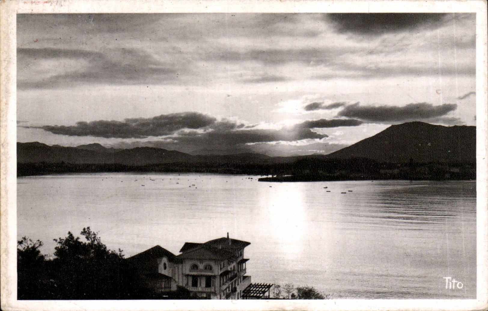 CPA Hendaye Sunset on Jaizquibel