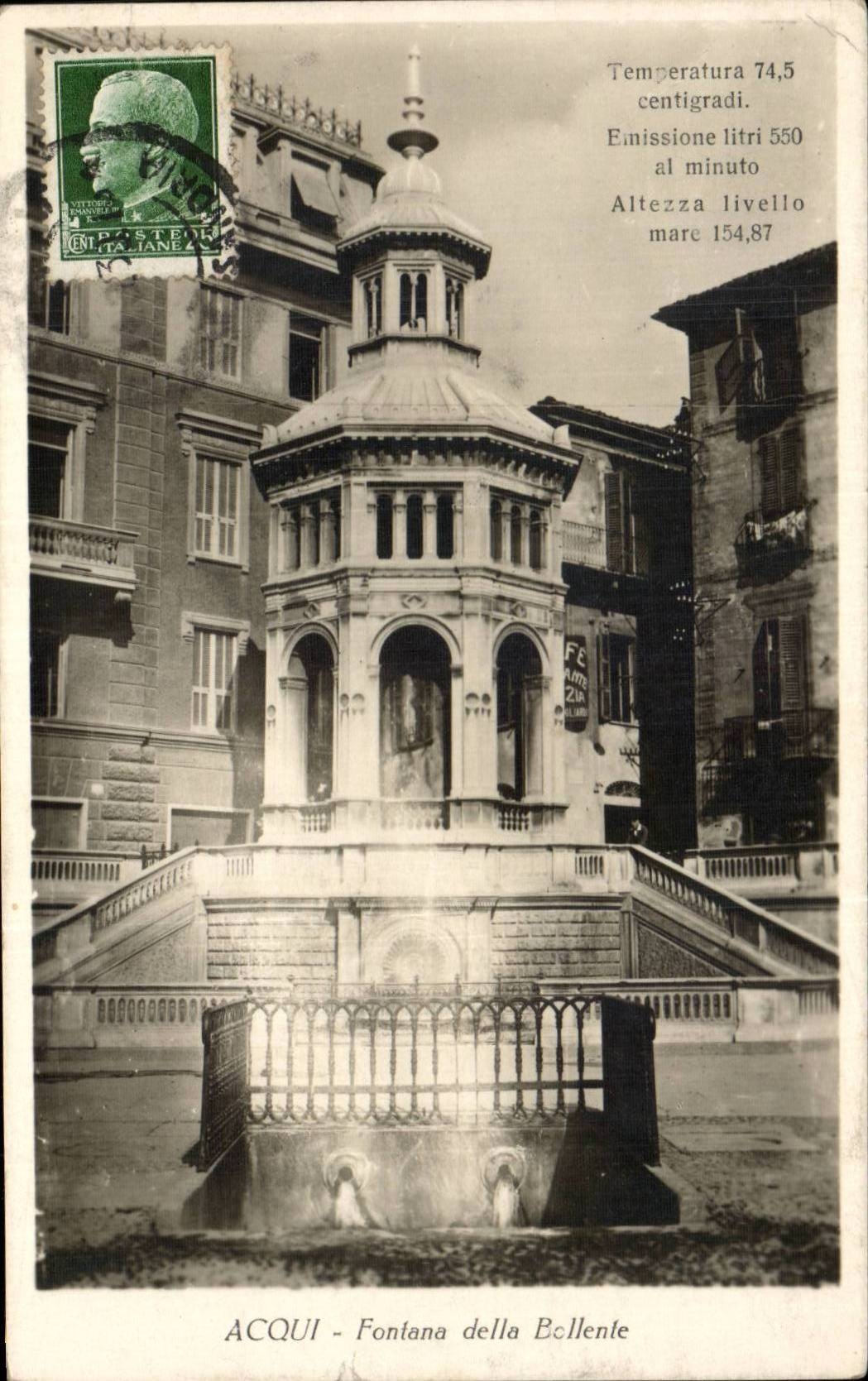 CPA Italien Italien Acqui Fontana della Bollente