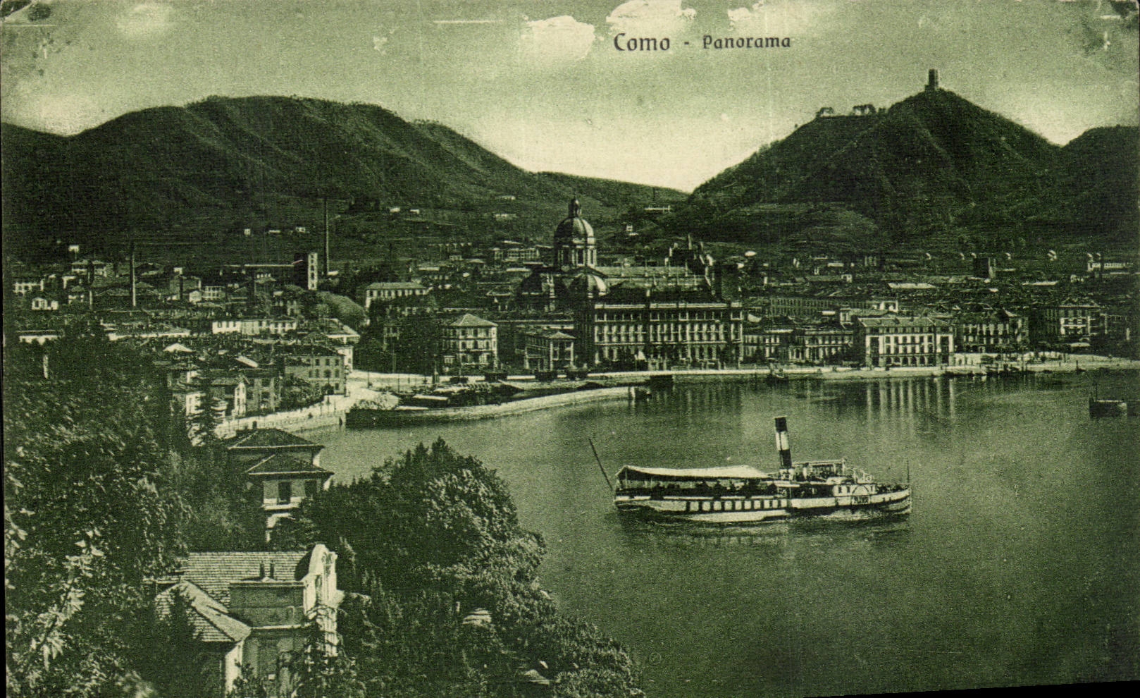 CPA Italien Italien Como Panorama