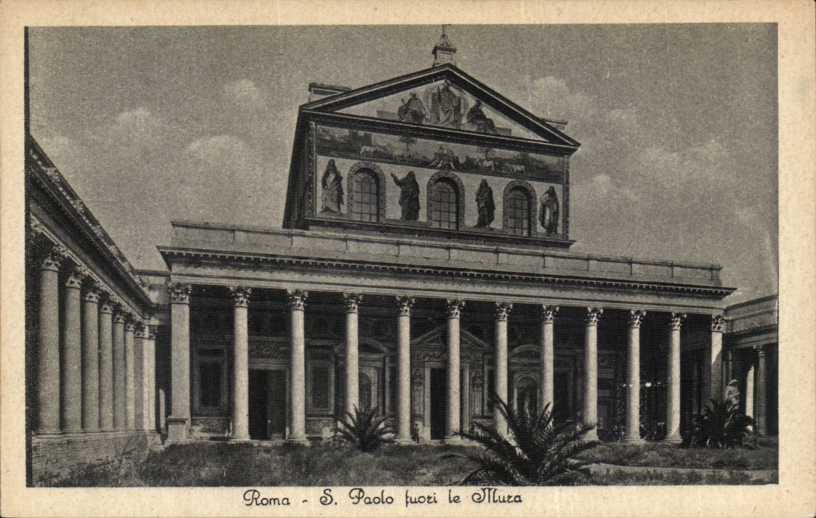 CPA Italien Italien Rom S Paolo fuori die Musa eine