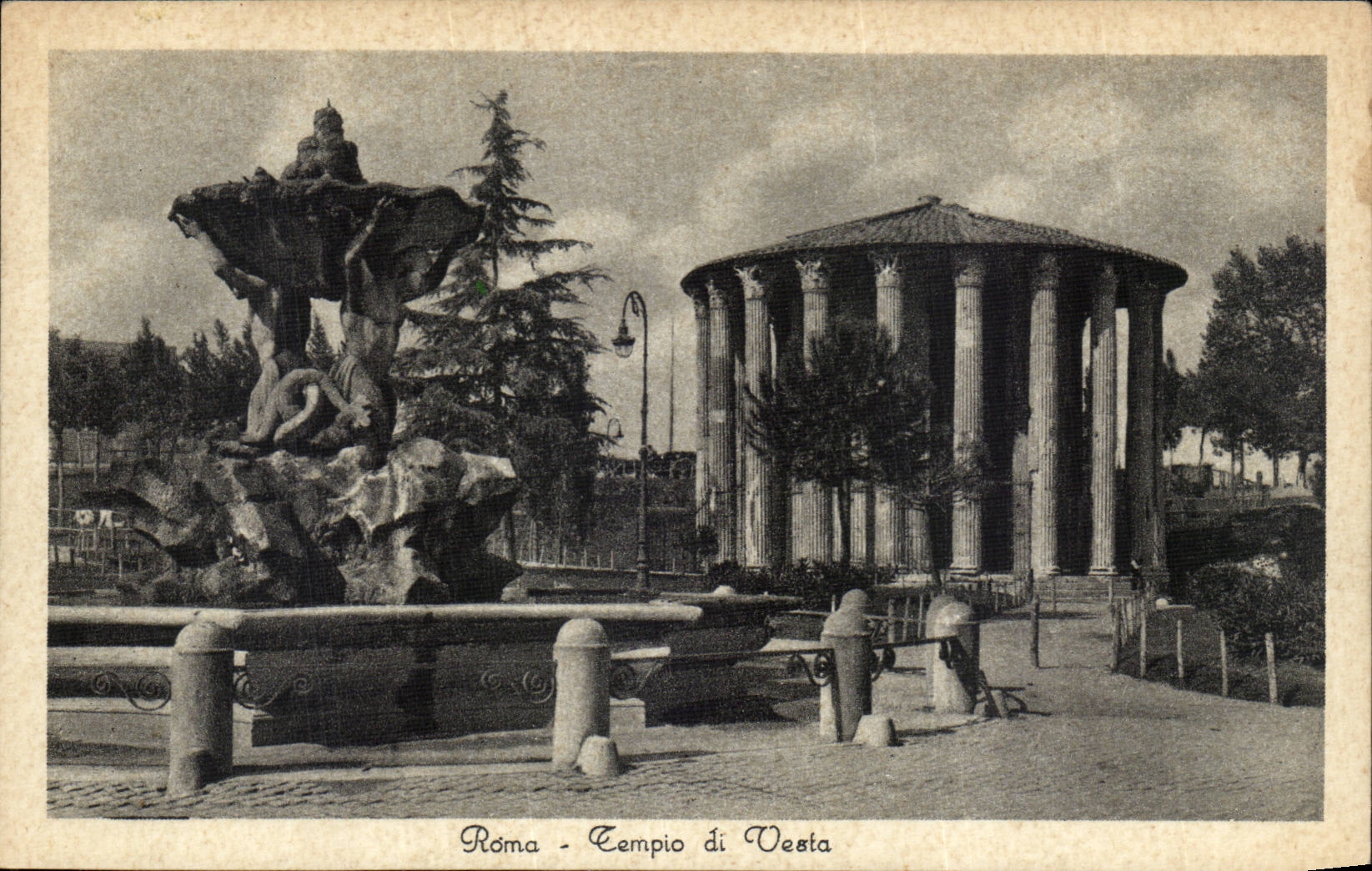 CPA Italien Italien Rom Tempio di Vesta