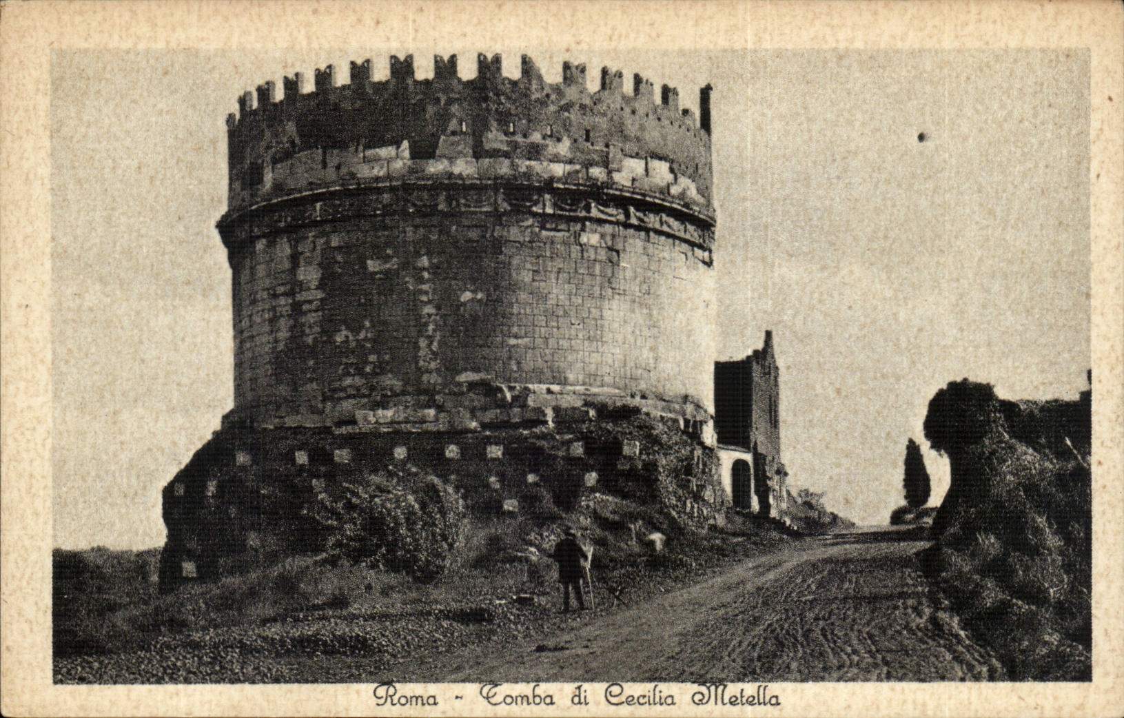 CPA Italien Italien Rom fiel di Cecilia Metella