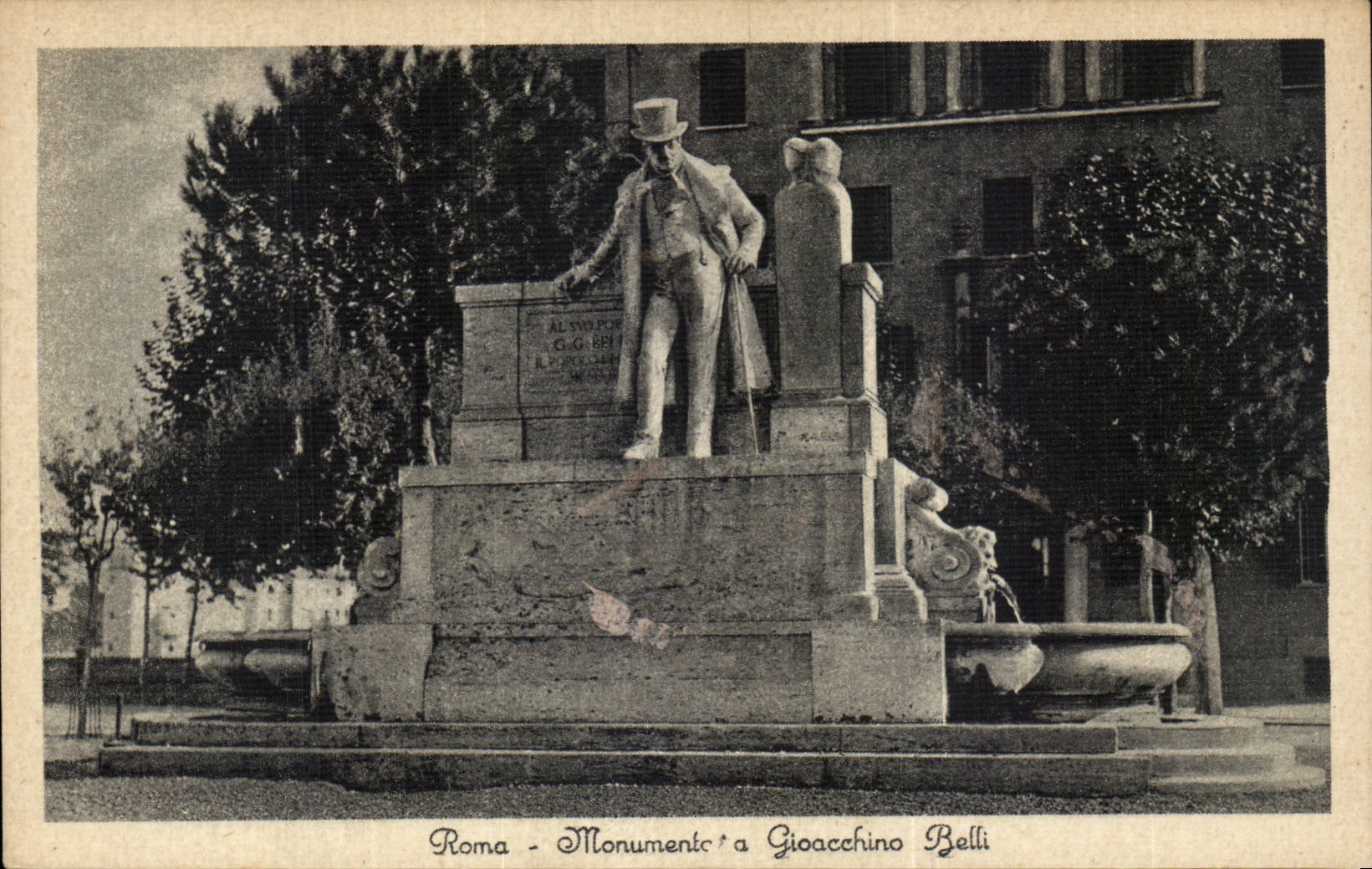 CPA Italien Italien Rom Monumento hat Gicchino Belli