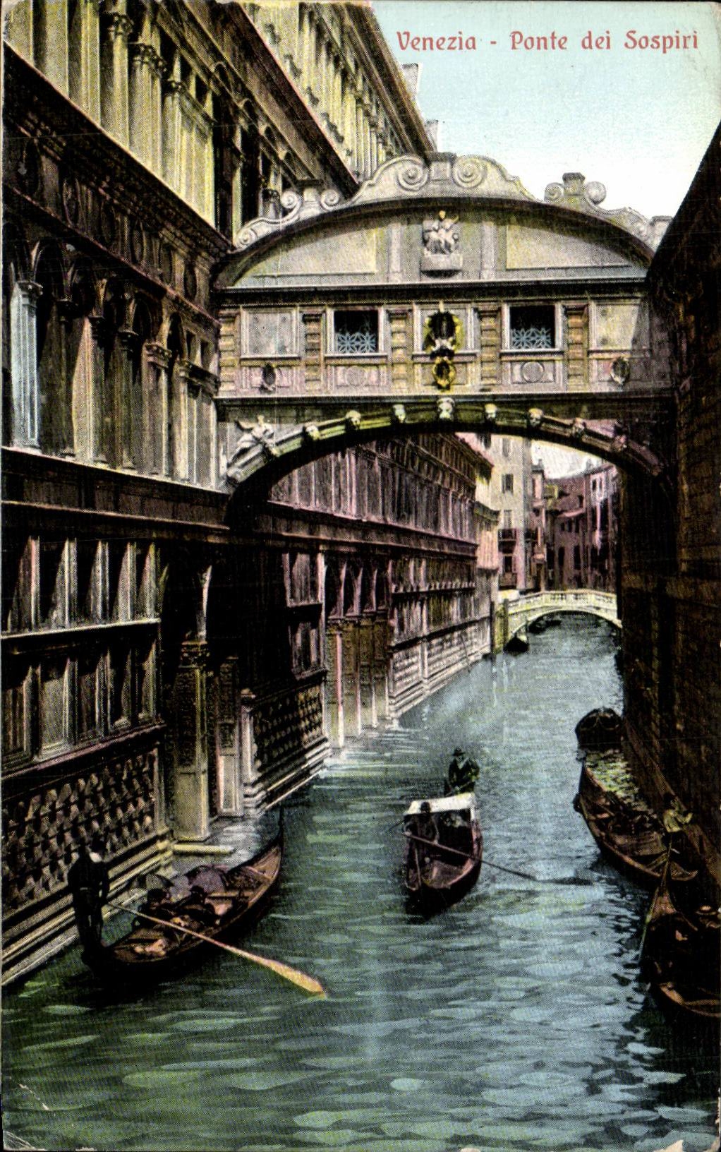 CPA Italy Italia Venezia Big shot di Sospiri