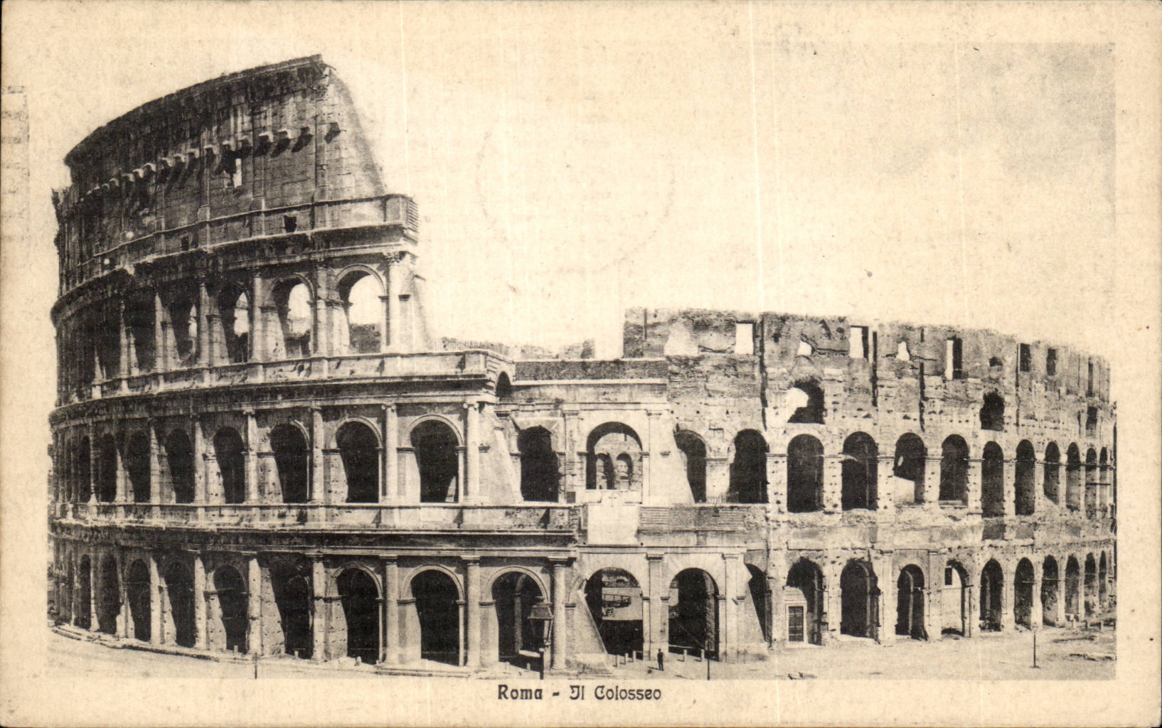 CPA Italien Italien Saluti Di Rom es Colosseo