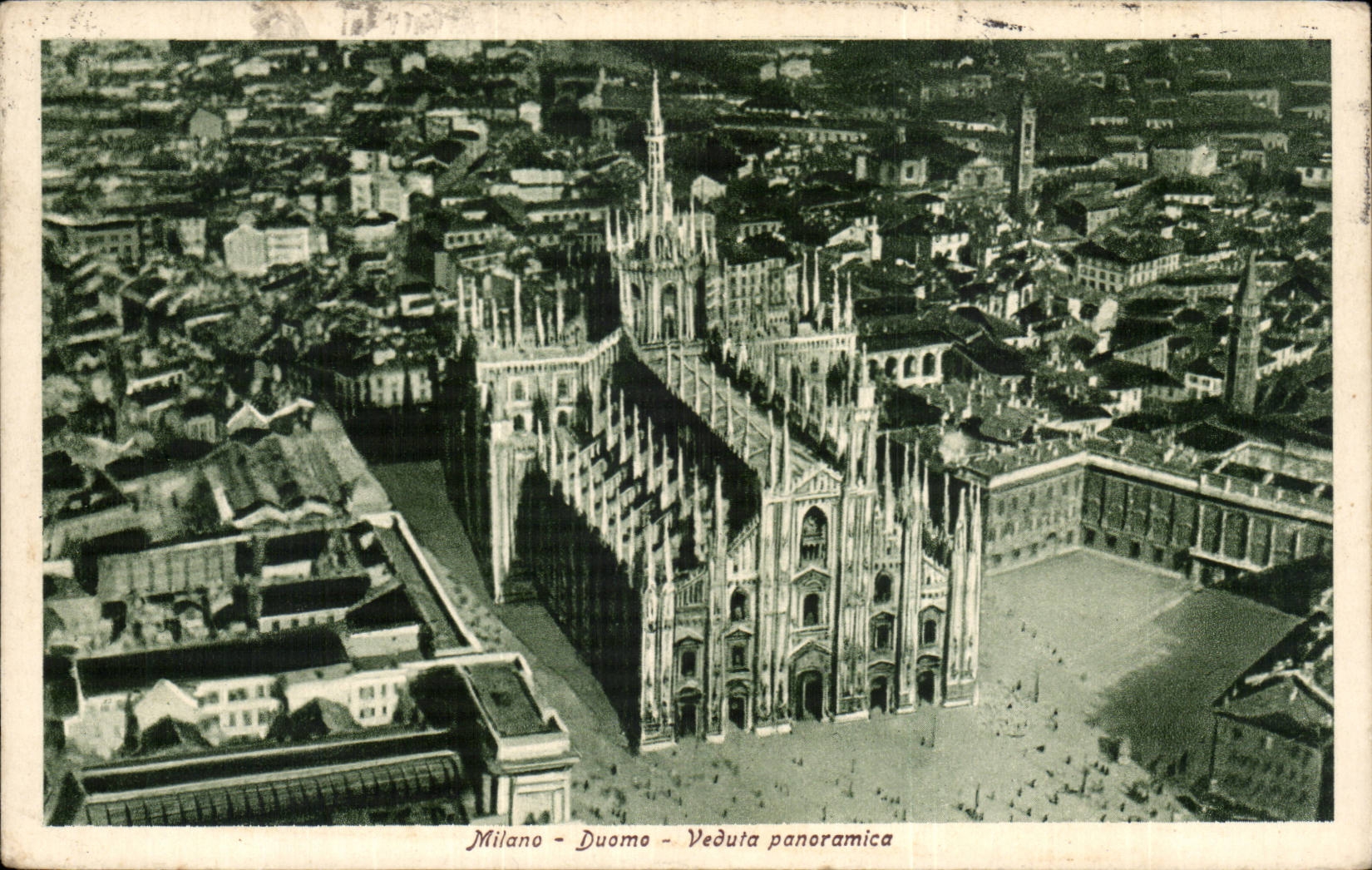 CPA Italy Italia Milano Duomo Veduta panoramica