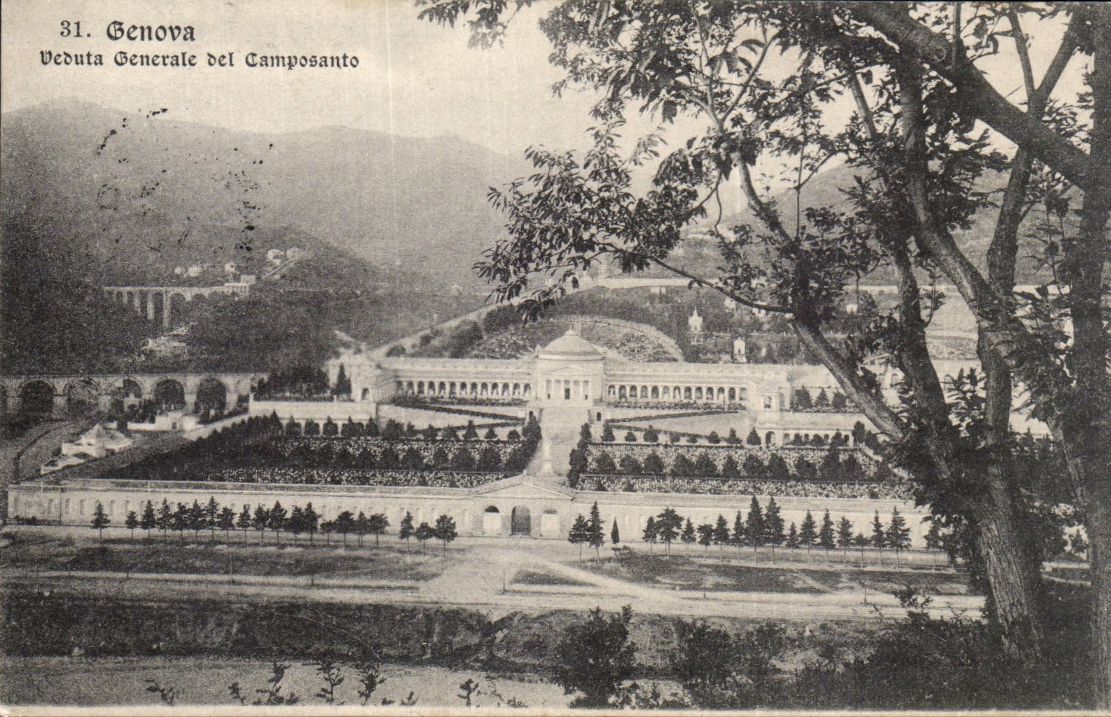 CPA Italien Italien Genua Veduta erzeugen Del Camposanto