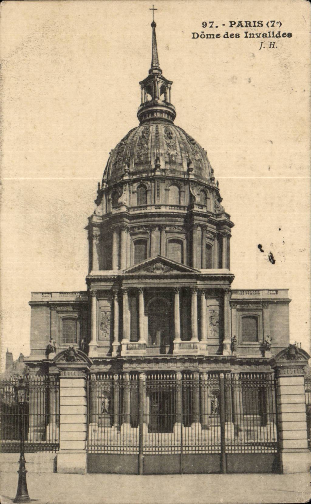 CPA Paris Dome of Invalides