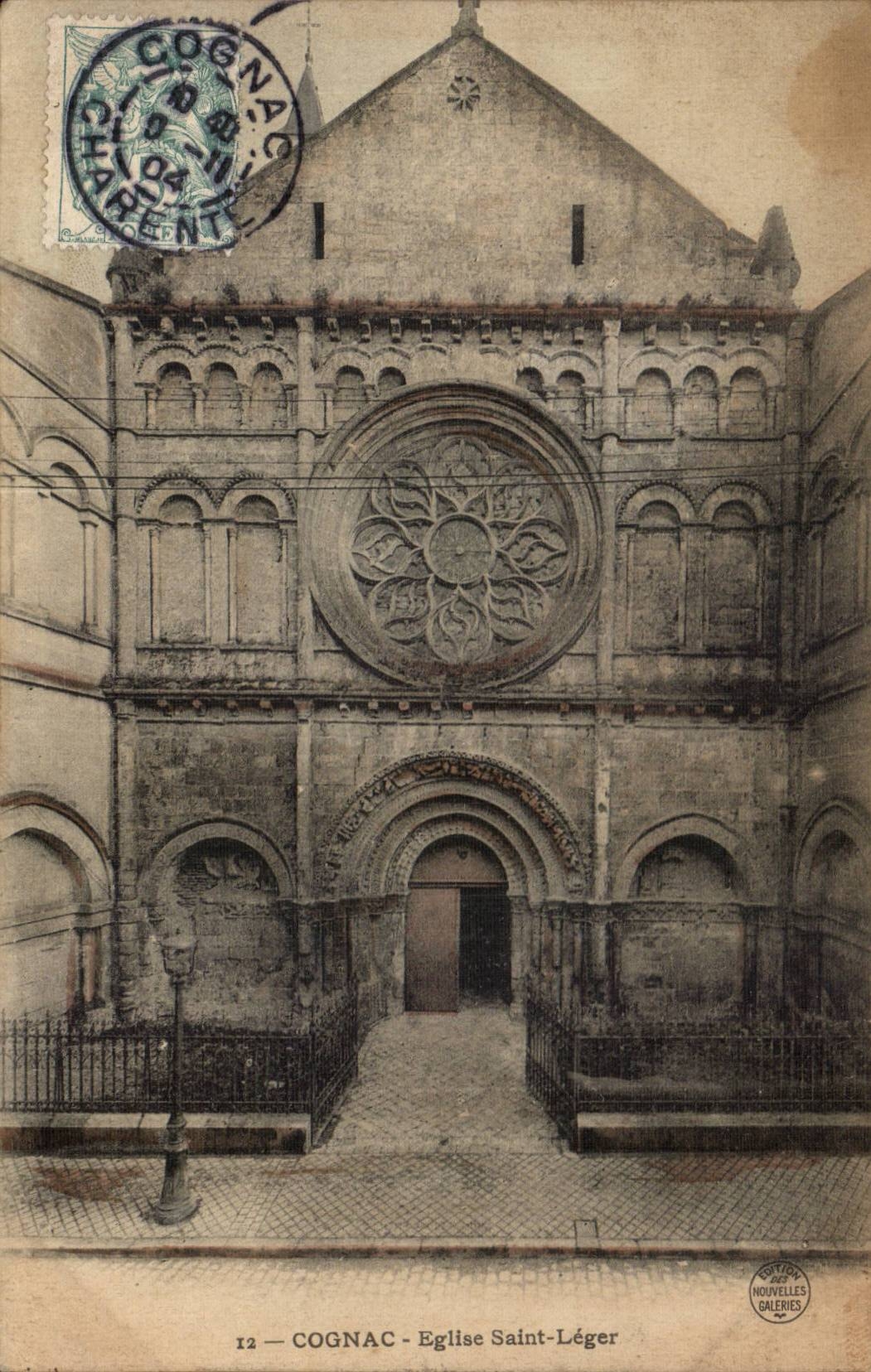 CPA Cognac Church Saint Light