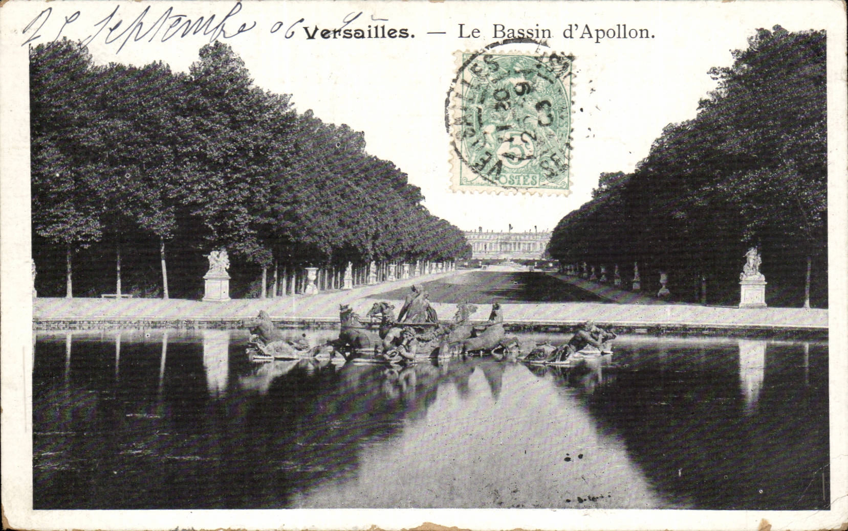 CPA Versailles the basin of Apollo