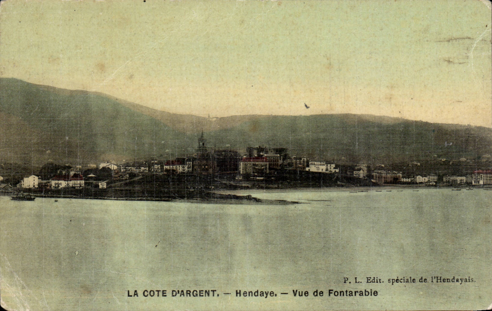 CPA Hendaye Seen of Fontarabie