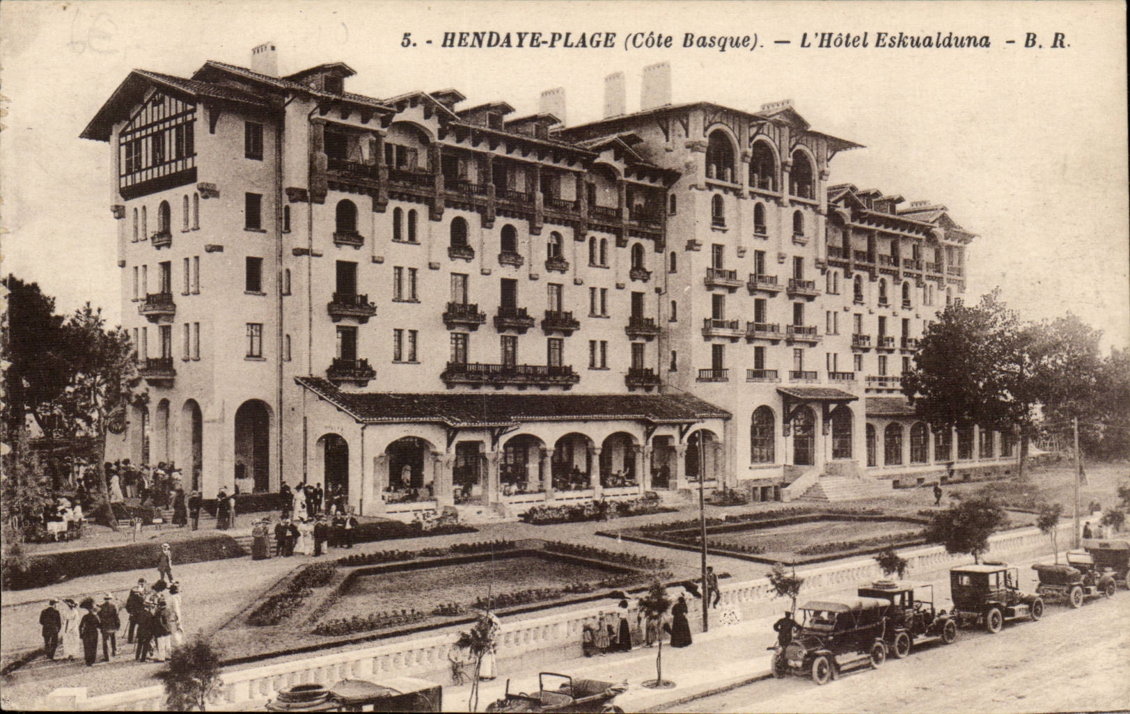 CPA Hendaye the Eskualduna hotel