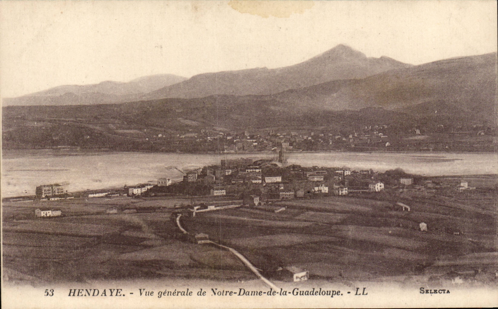 CPA Hendaye View of Our Lady of the Guadeloupe