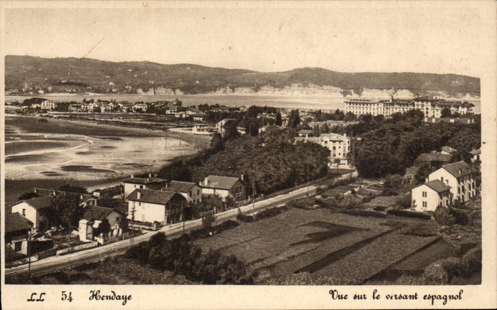 CPA Hendaye Seen on the Spanish slope