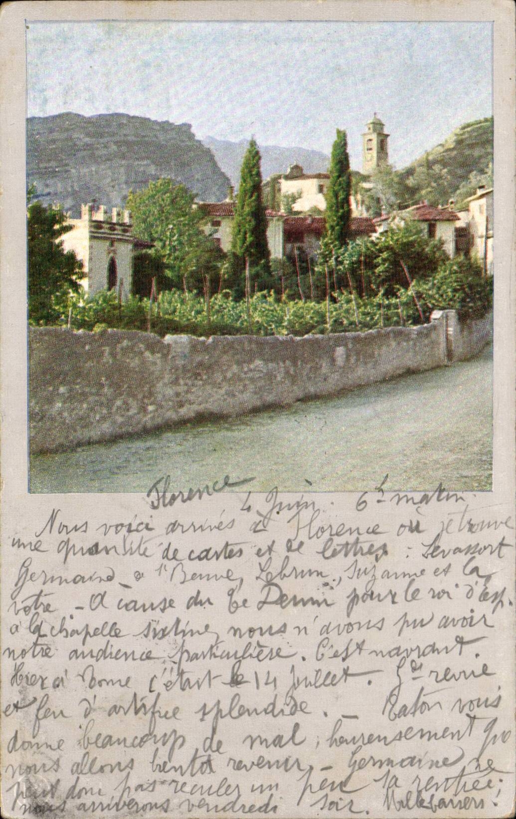 CPA Italien Italien Florenz