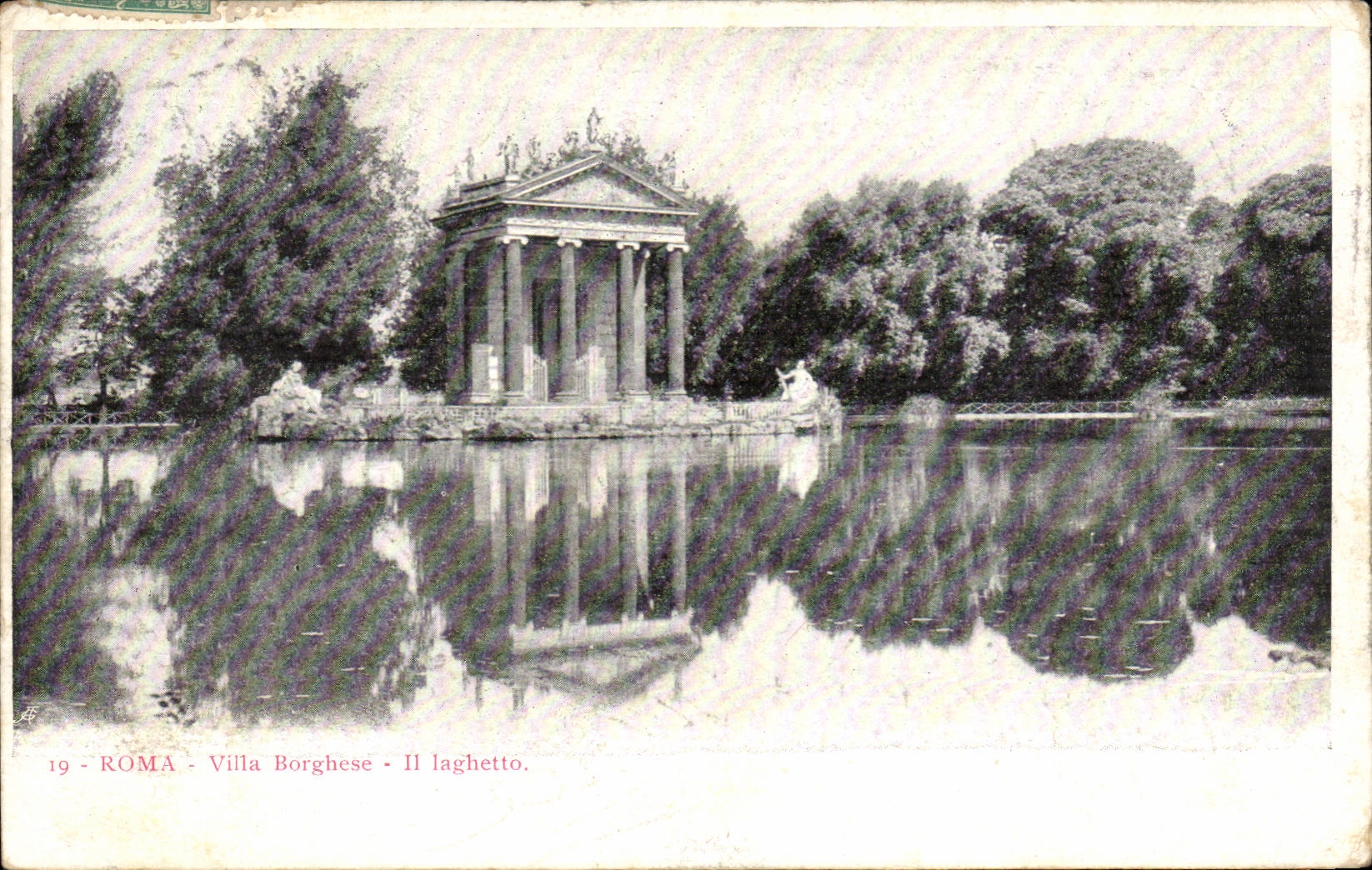 CPA Italien Italien Rom Borghese Landhaus es laghetto