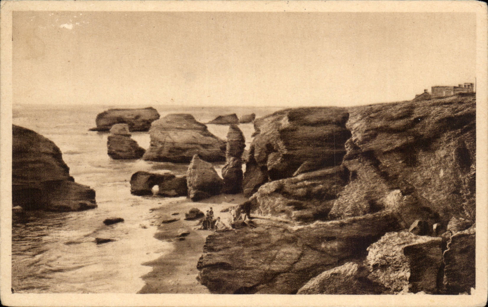 CPA Sion auf dem Ozean die Felsen sagt die Chaos genommene Oberseite der falaieses