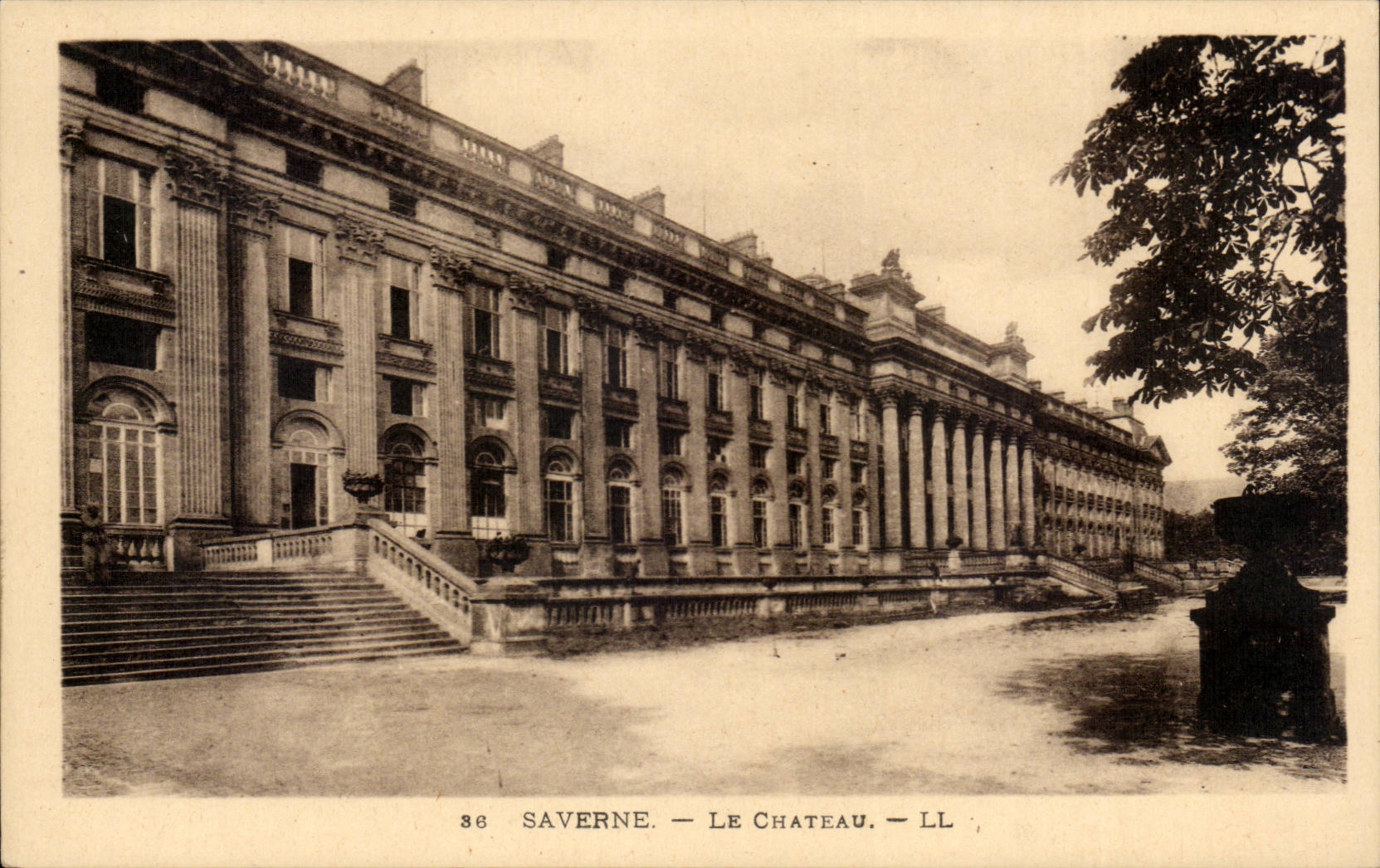 CPA Saverne the castle