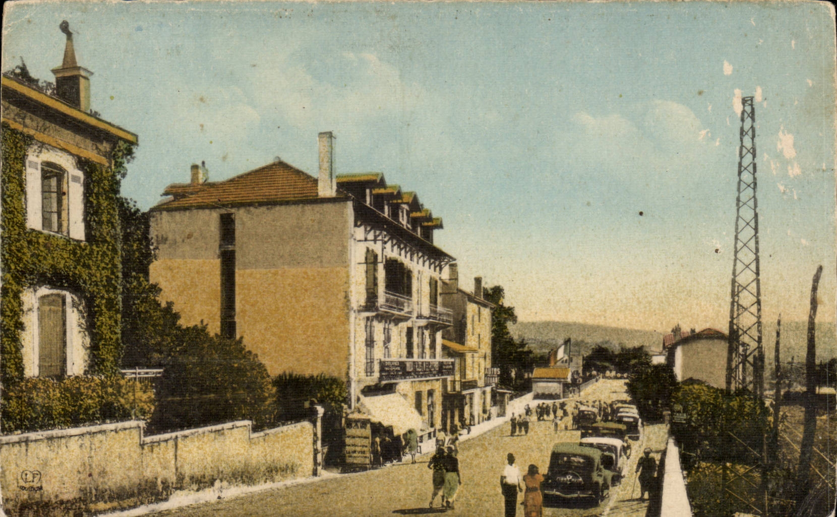 CPA Hendaye Entrance of the international bridge