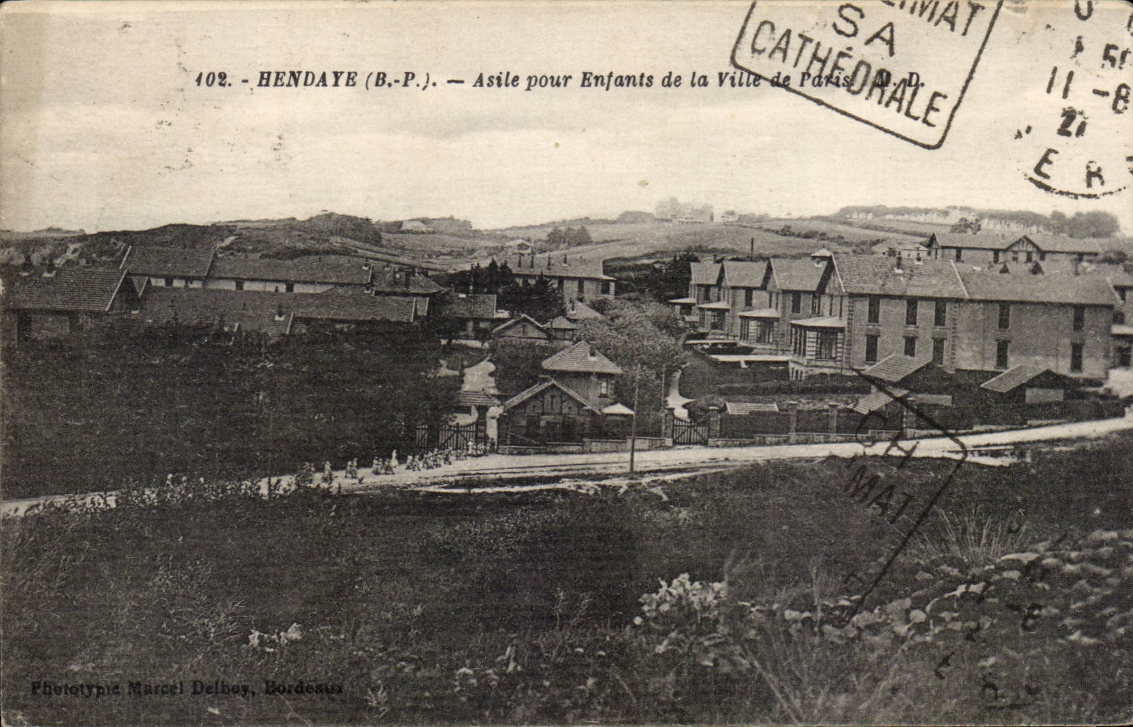 CPA Hendaye Asylum for children of the town of Paris
